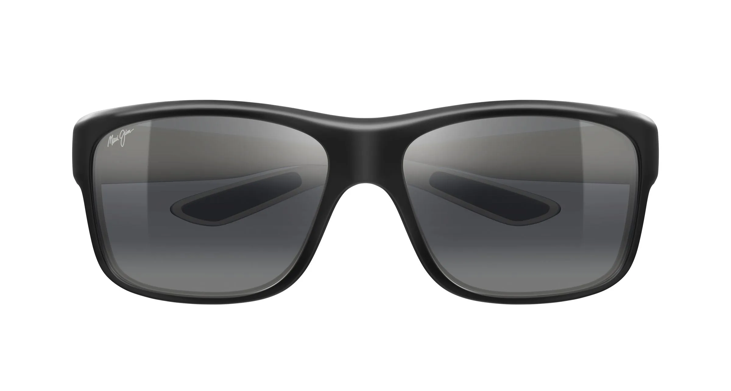 Maui Jim MJ0815S 001 Occhiali da sole Iniettato Nero Grigio Squadrata - immagine 2