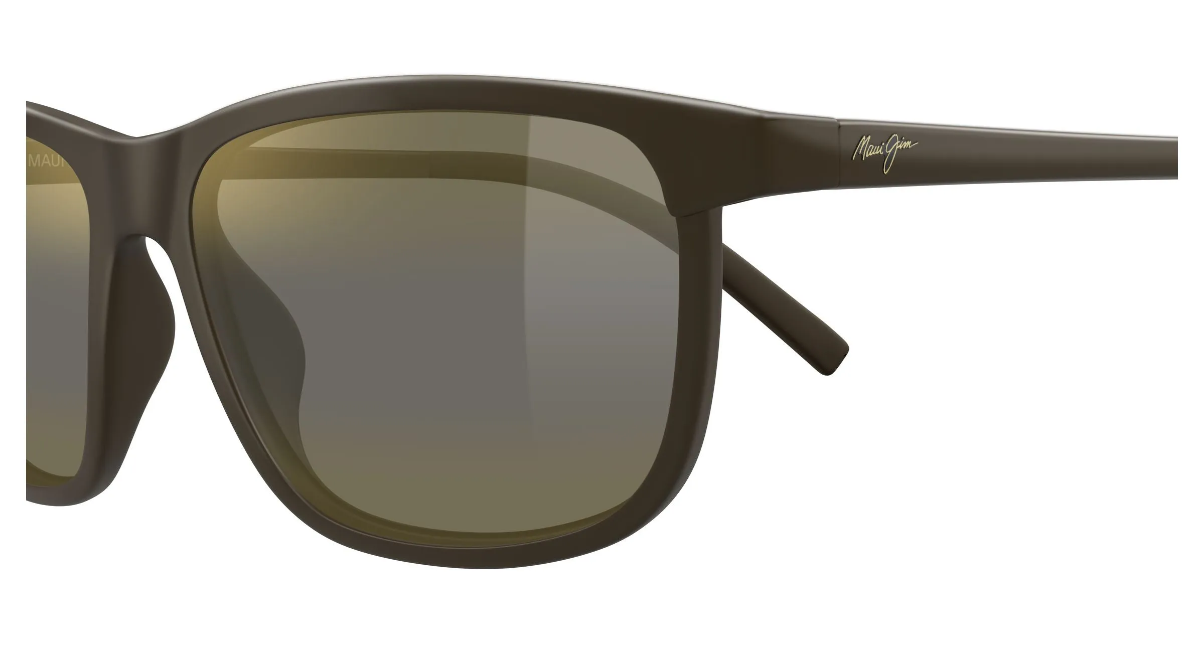 Maui Jim MJ0811S 018 Occhiali da sole Bio-iniettato Marrone Bronzo Squadrata - immagine 3