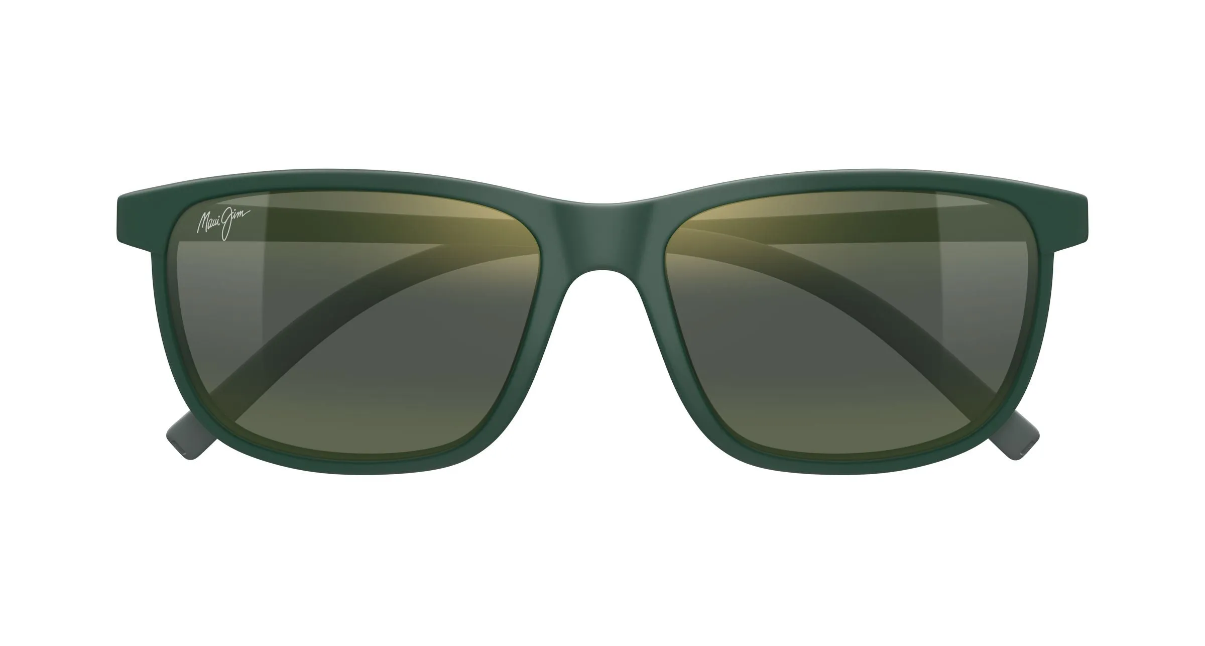 Maui Jim MJ0811S 004 Occhiali da sole Iniettato Verde Verde Squadrata - immagine 2