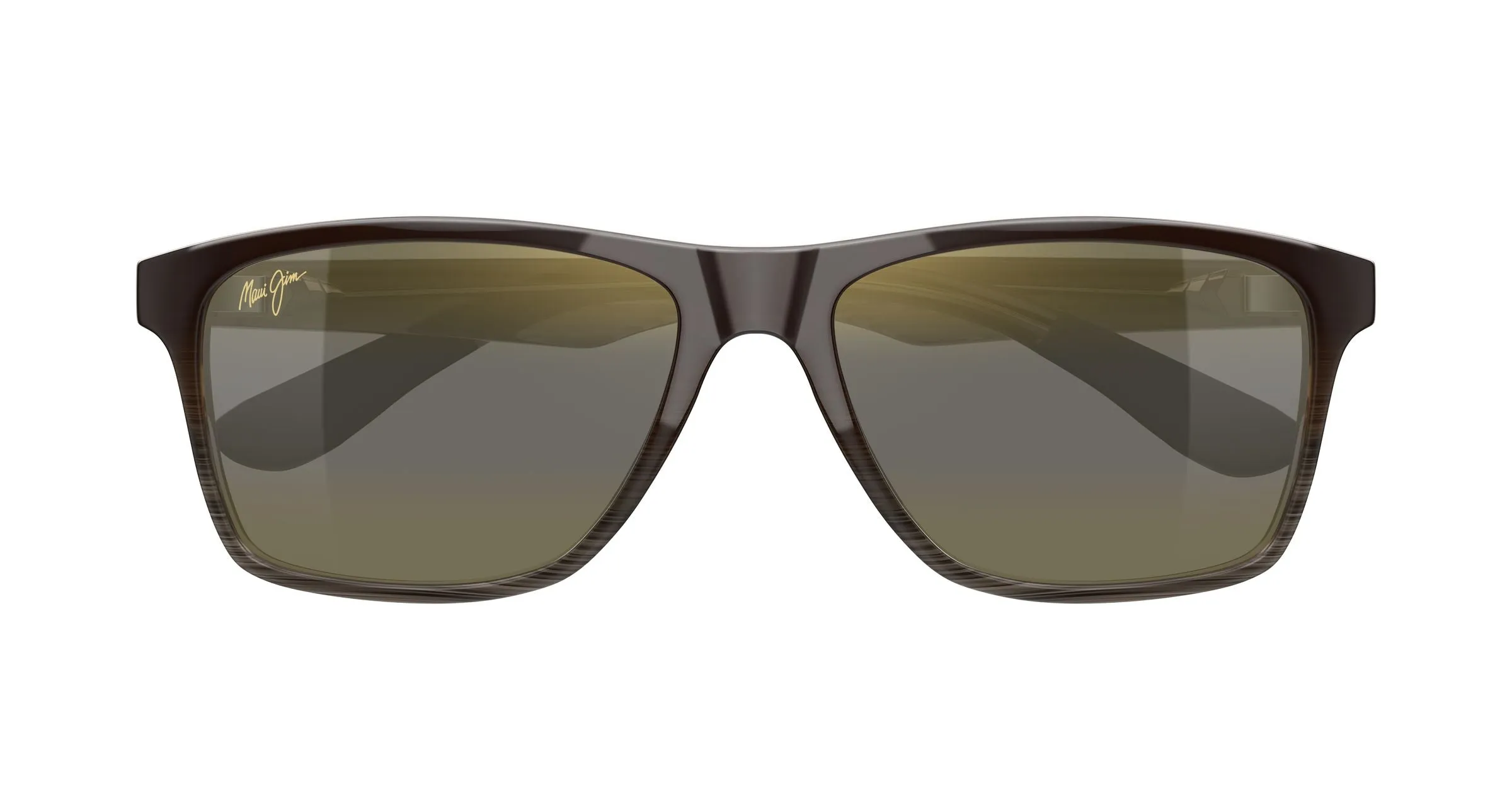 Maui Jim MJ0798S 003 Occhiali da sole Iniettato Marrone Bronzo Squadrata - immagine 2