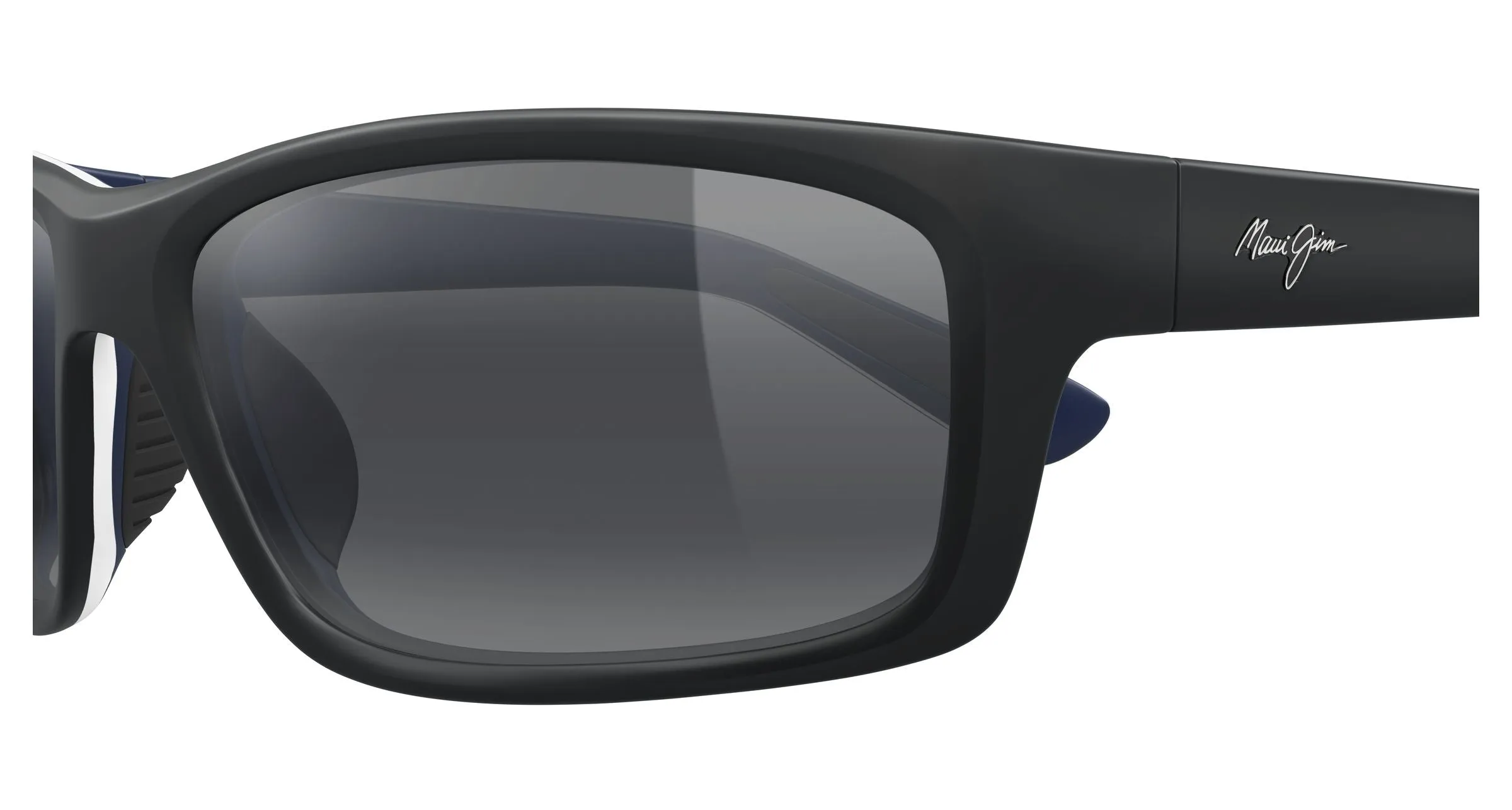 Maui Jim MJ0766S 001 Occhiali da sole Iniettato Nero Grigio Squadrata - immagine 3