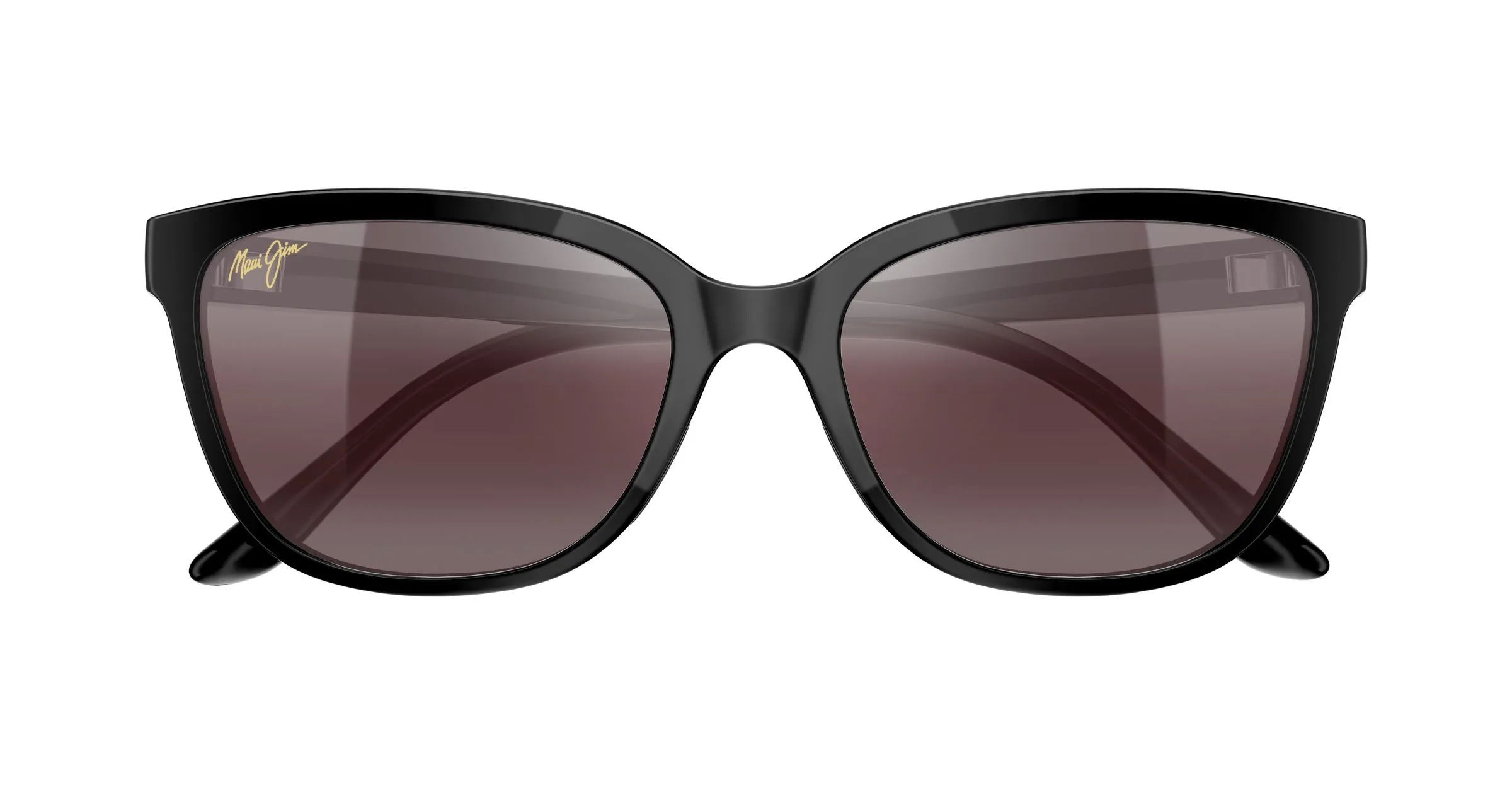 Maui Jim MJ0758S 026 Occhiali da sole Bio-iniettato Nero Rosa Cat Eye - immagine 2