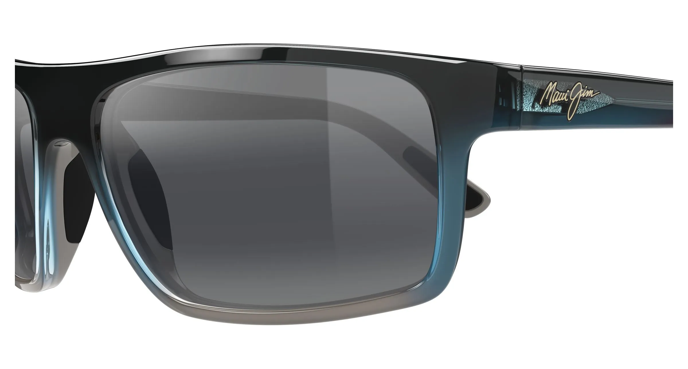 Maui Jim MJ0746S 002 Occhiali da sole Iniettato Grigio Grigio Squadrata - immagine 3
