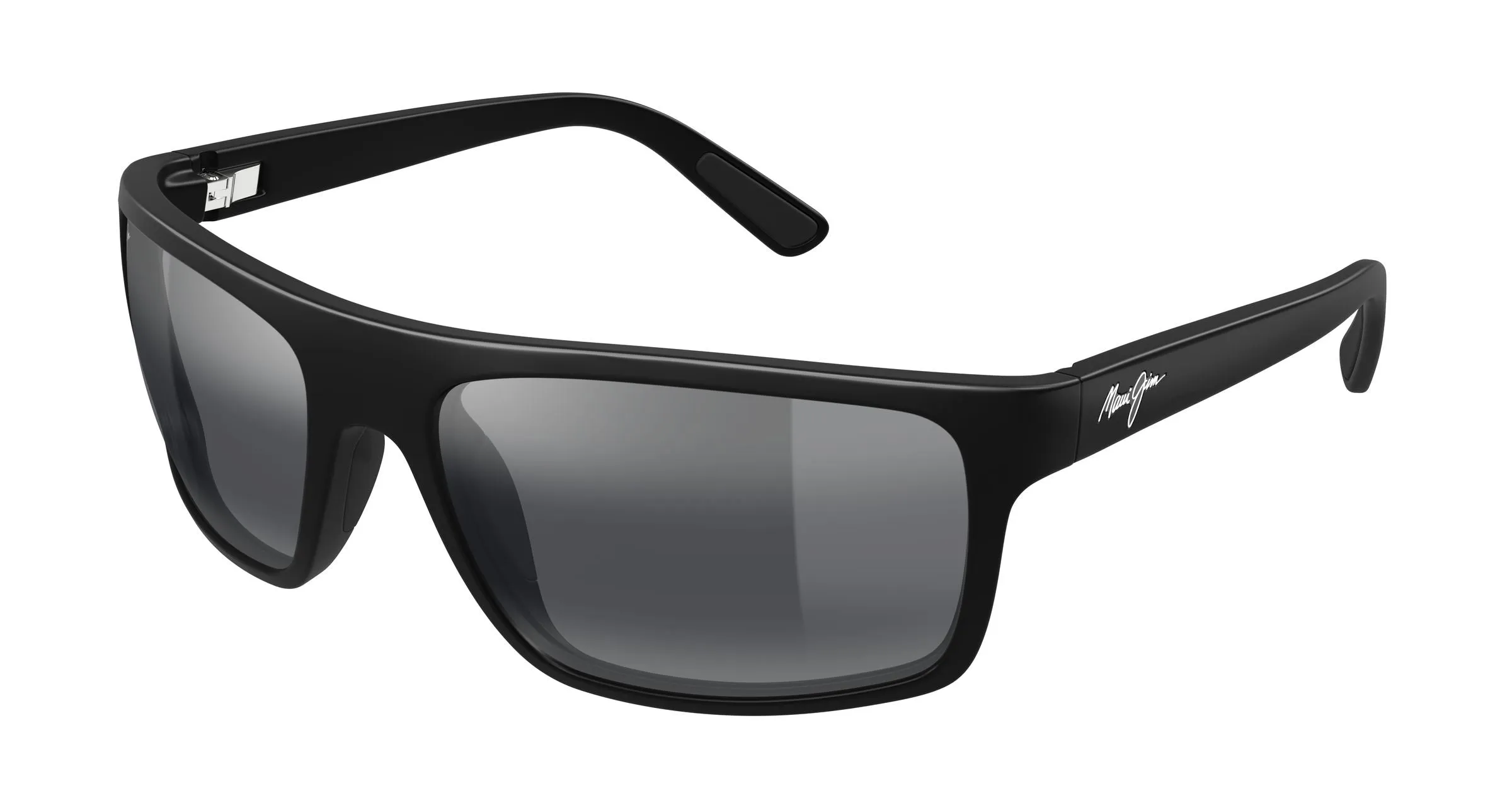 Maui Jim MJ0746S 001 Occhiali da sole Iniettato Nero Grigio Squadrata - immagine 1
