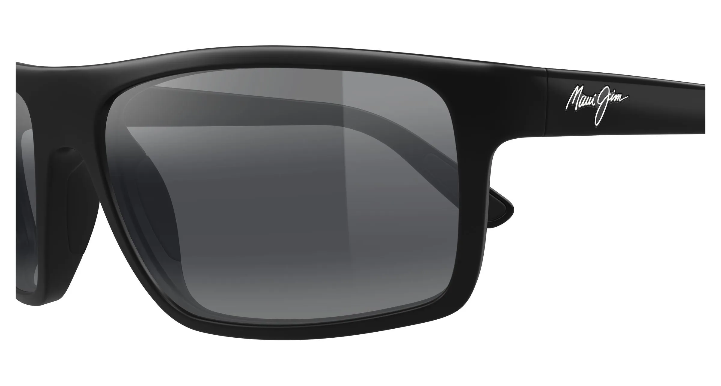 Maui Jim MJ0746S 001 Occhiali da sole Iniettato Nero Grigio Squadrata - immagine 3