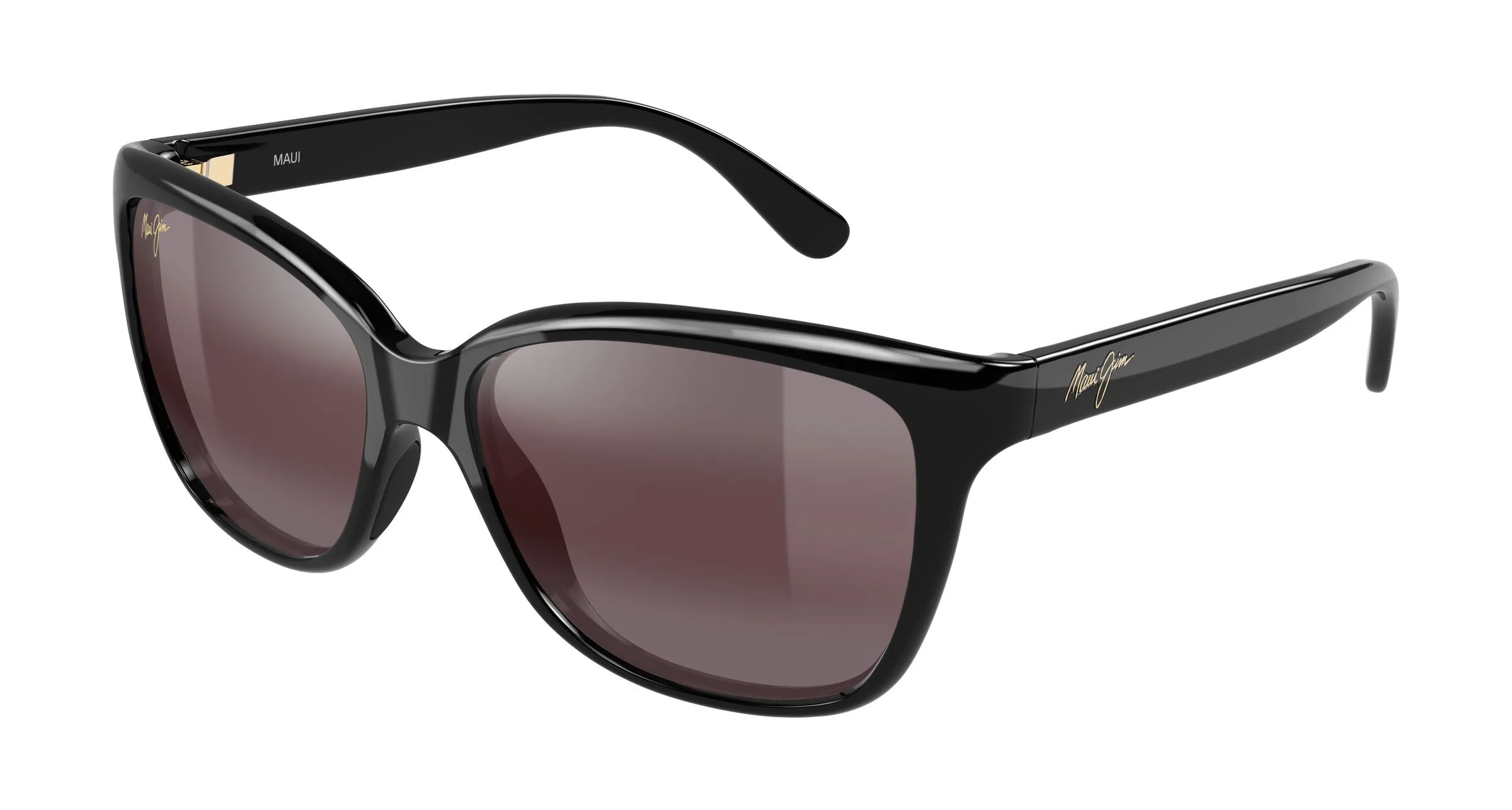 Maui Jim MJ0744S 023 Occhiali da sole Bio-iniettato Nero Rosa Cat Eye - immagine 1