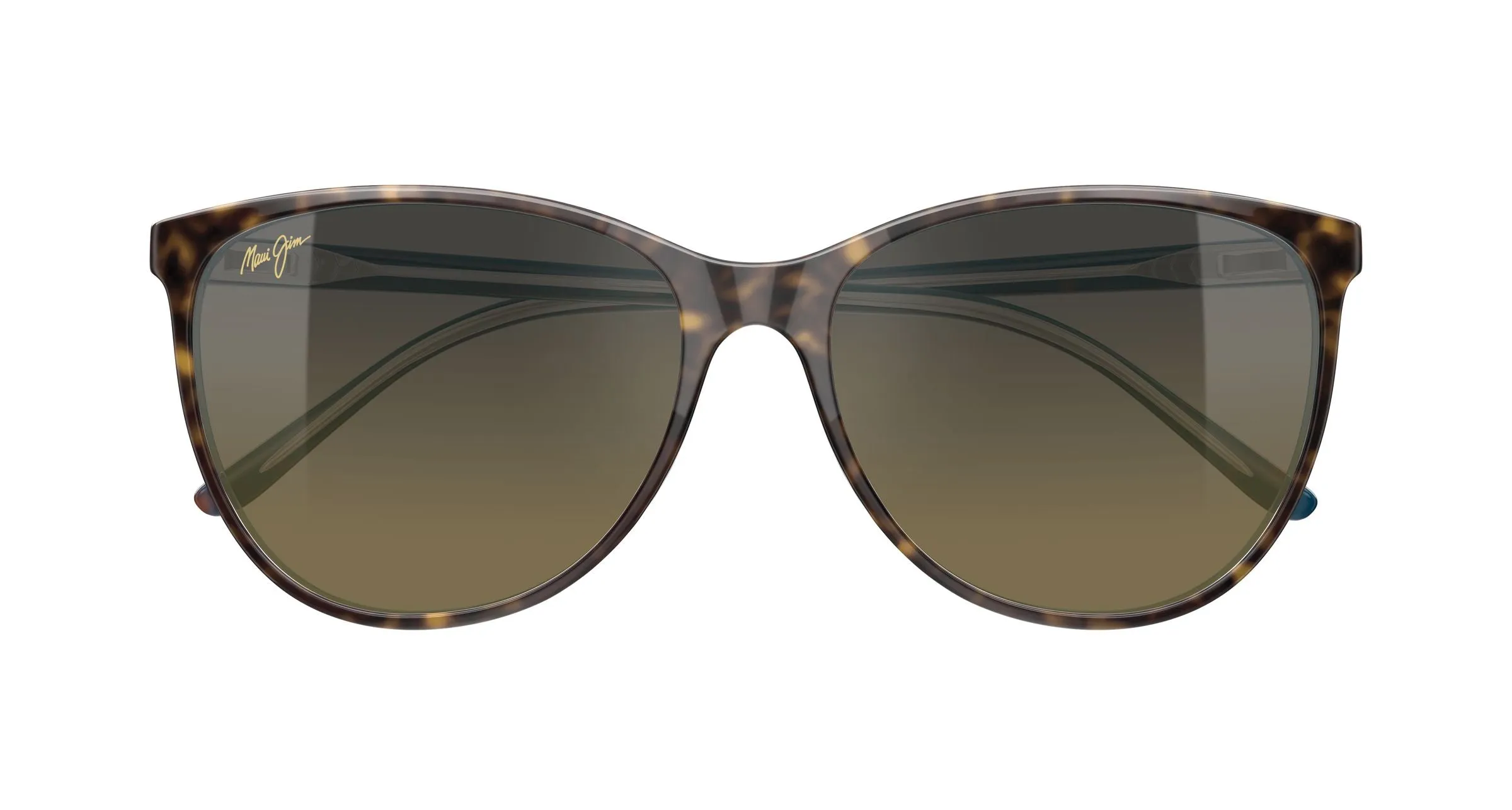 Maui Jim MJ0723S 001 Occhiali da sole Iniettato Havana Bronzo Cat Eye - immagine 2
