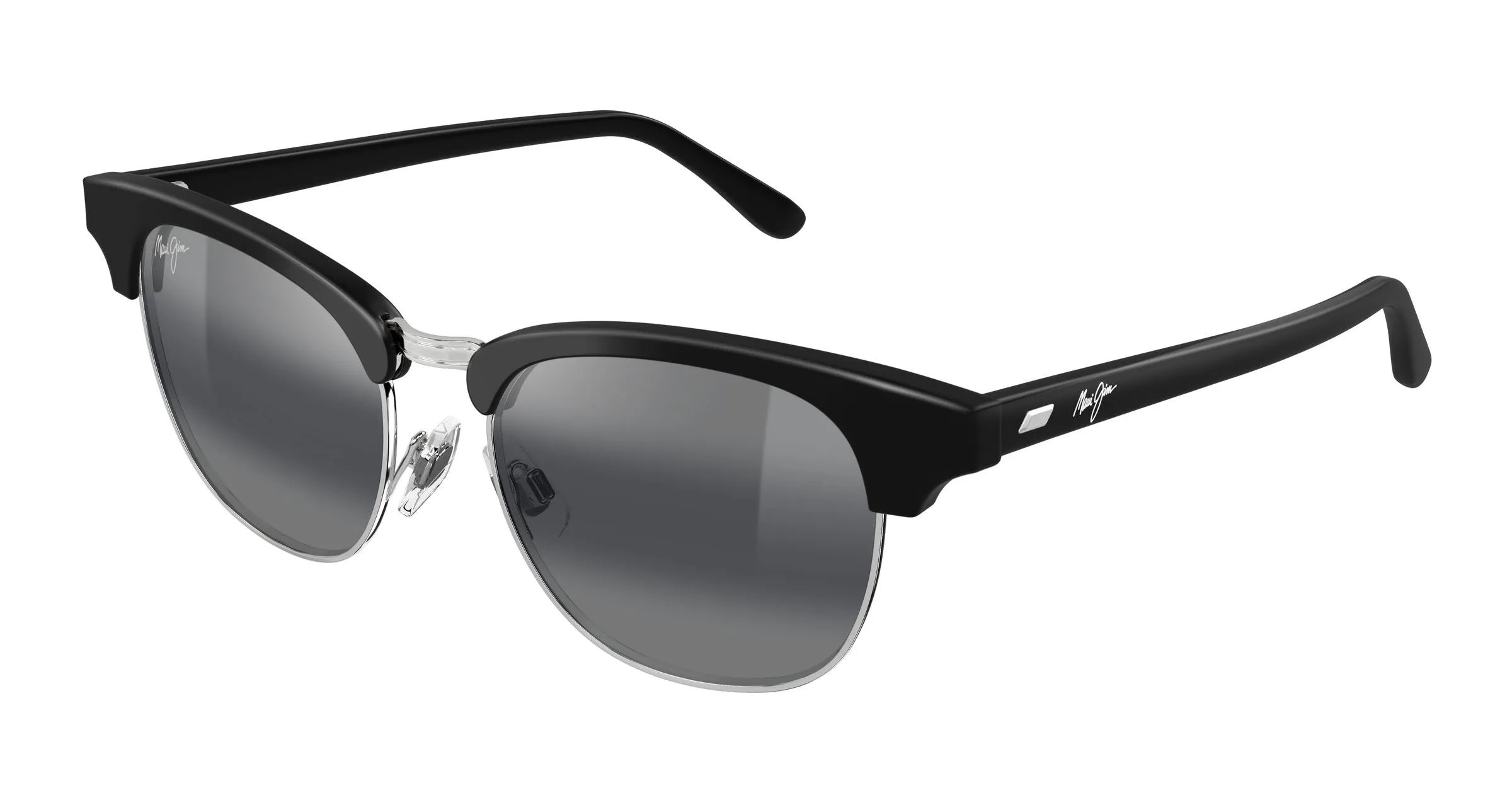 Maui Jim MJ0695S 001 Occhiali da sole Acetato Nero Grigio Squadrata - immagine 1