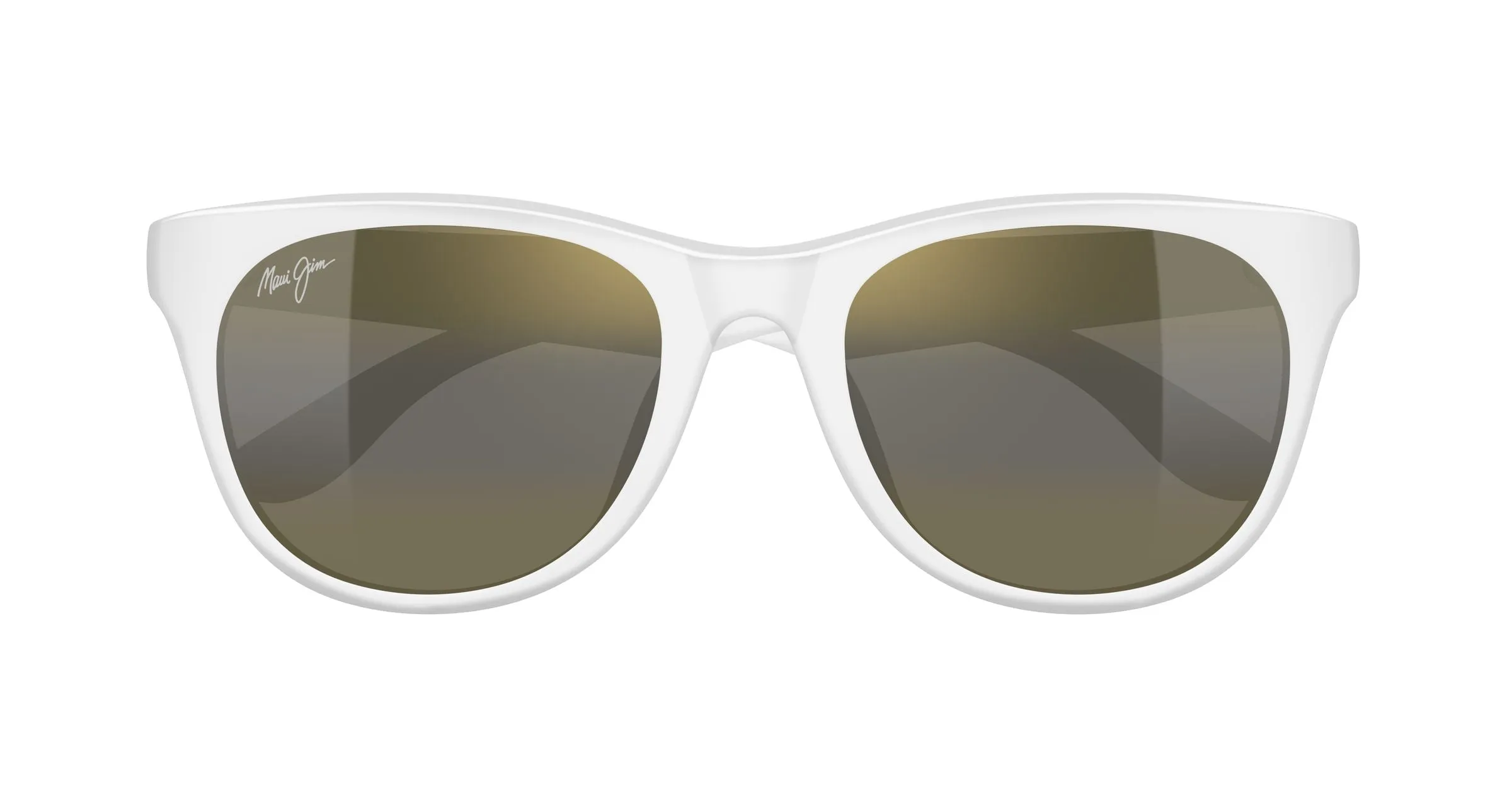 Maui Jim MJ0694SA 004 Occhiali da sole Acetato Bianco Bronzo Squadrata - immagine 2
