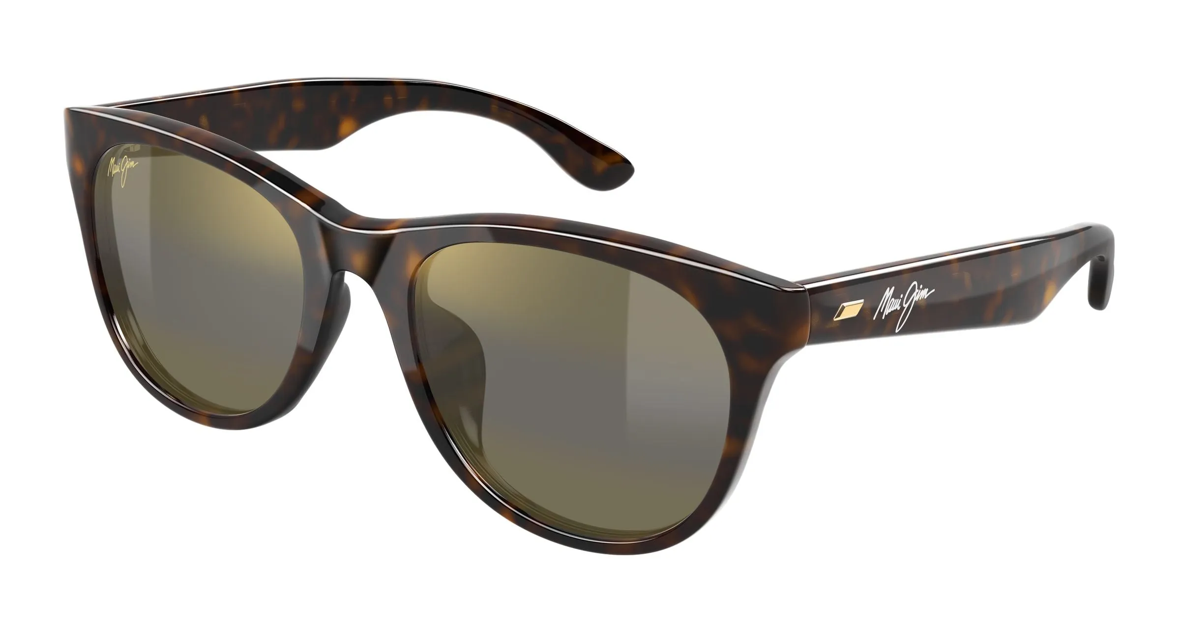 Maui Jim MJ0694SA 002 Occhiali da sole Acetato Havana Bronzo Squadrata - immagine 1