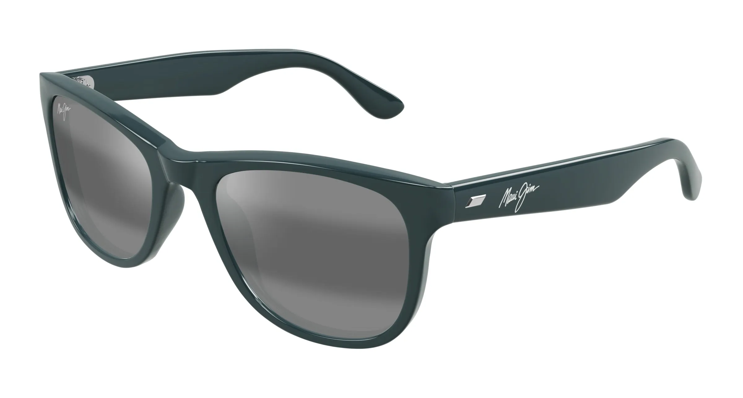 Maui Jim MJ0692S 004 Occhiali da sole Acetato Blu Grigio Squadrata - immagine 1