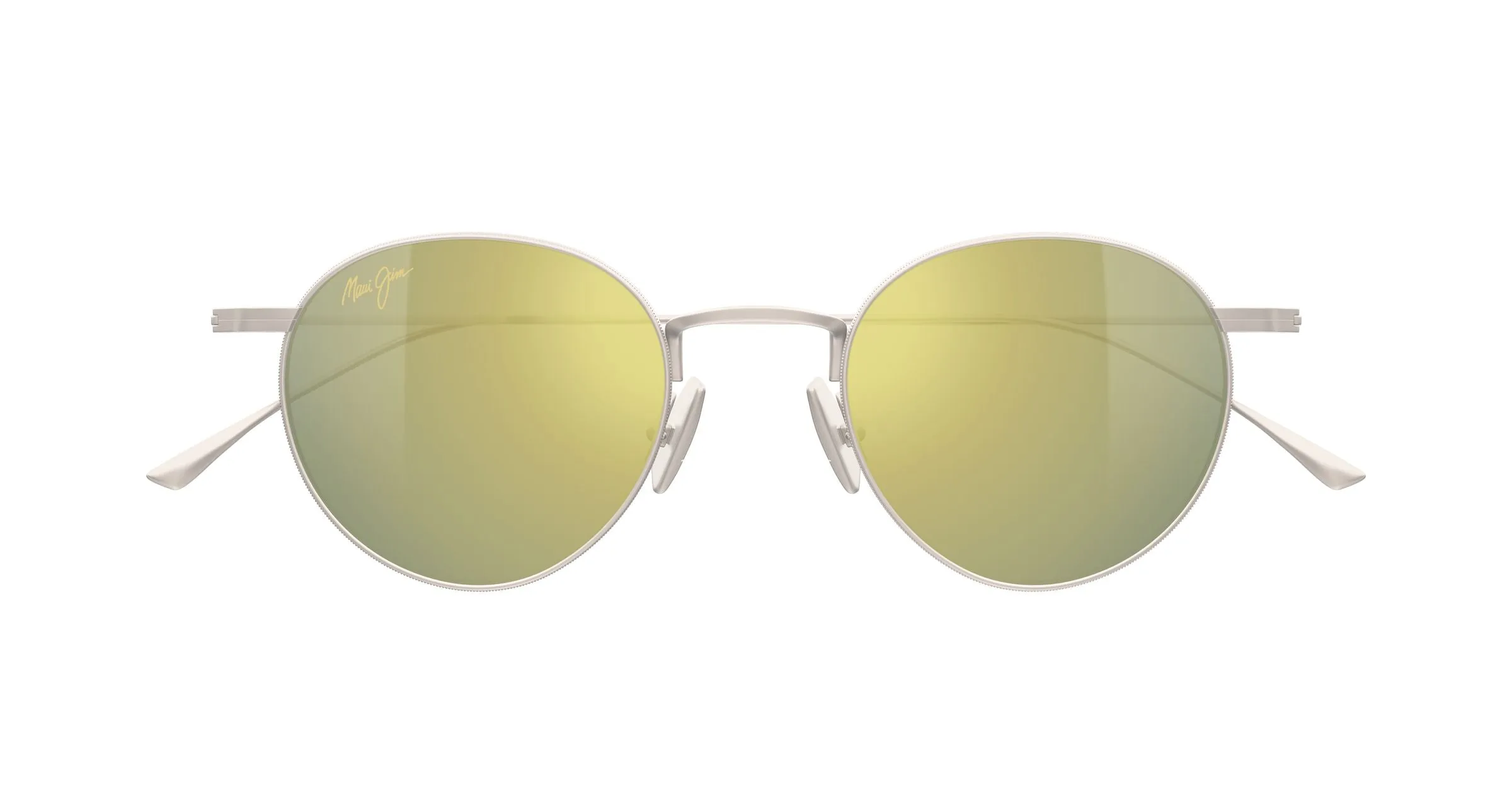 Maui Jim MJ0691S 003 Occhiali da sole Titanio Bronzo Oro Rotonda - immagine 2
