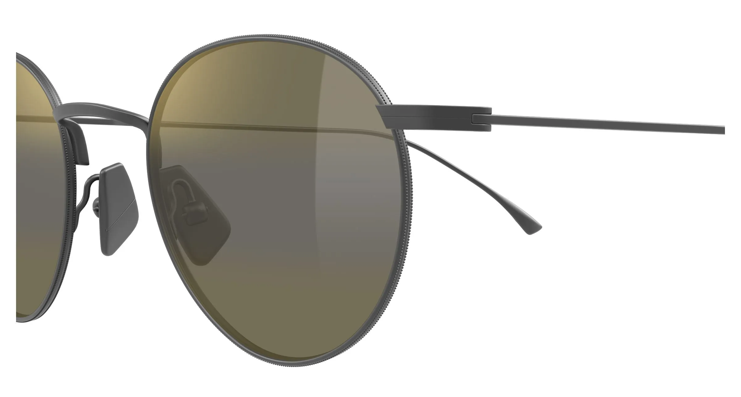 Maui Jim MJ0691S 002 Occhiali da sole Titanio Rutenio Bronzo Rotonda - immagine 3