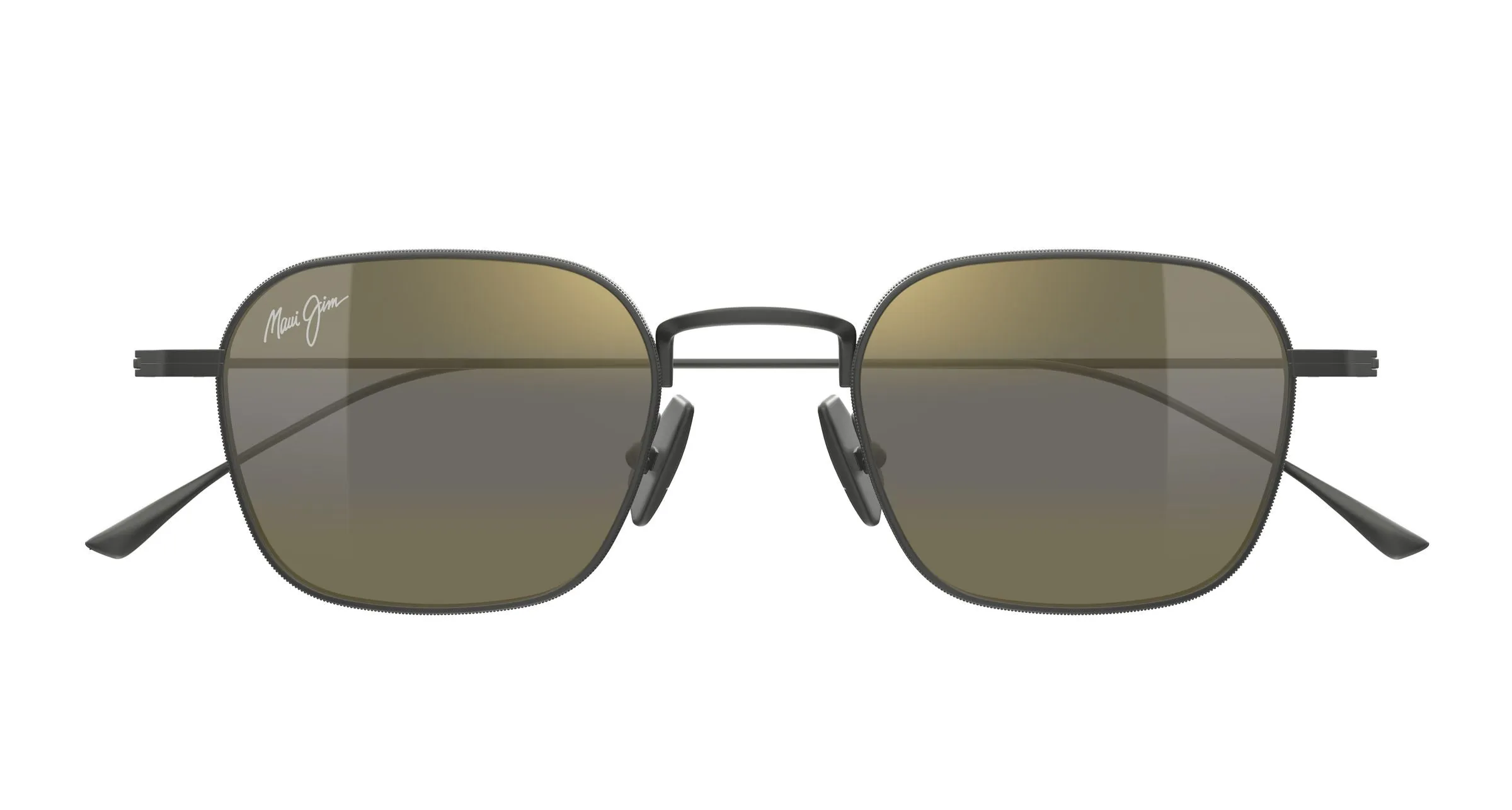 Maui Jim MJ0690S 002 Occhiali da sole Titanio Rutenio Bronzo Squadrata - immagine 2