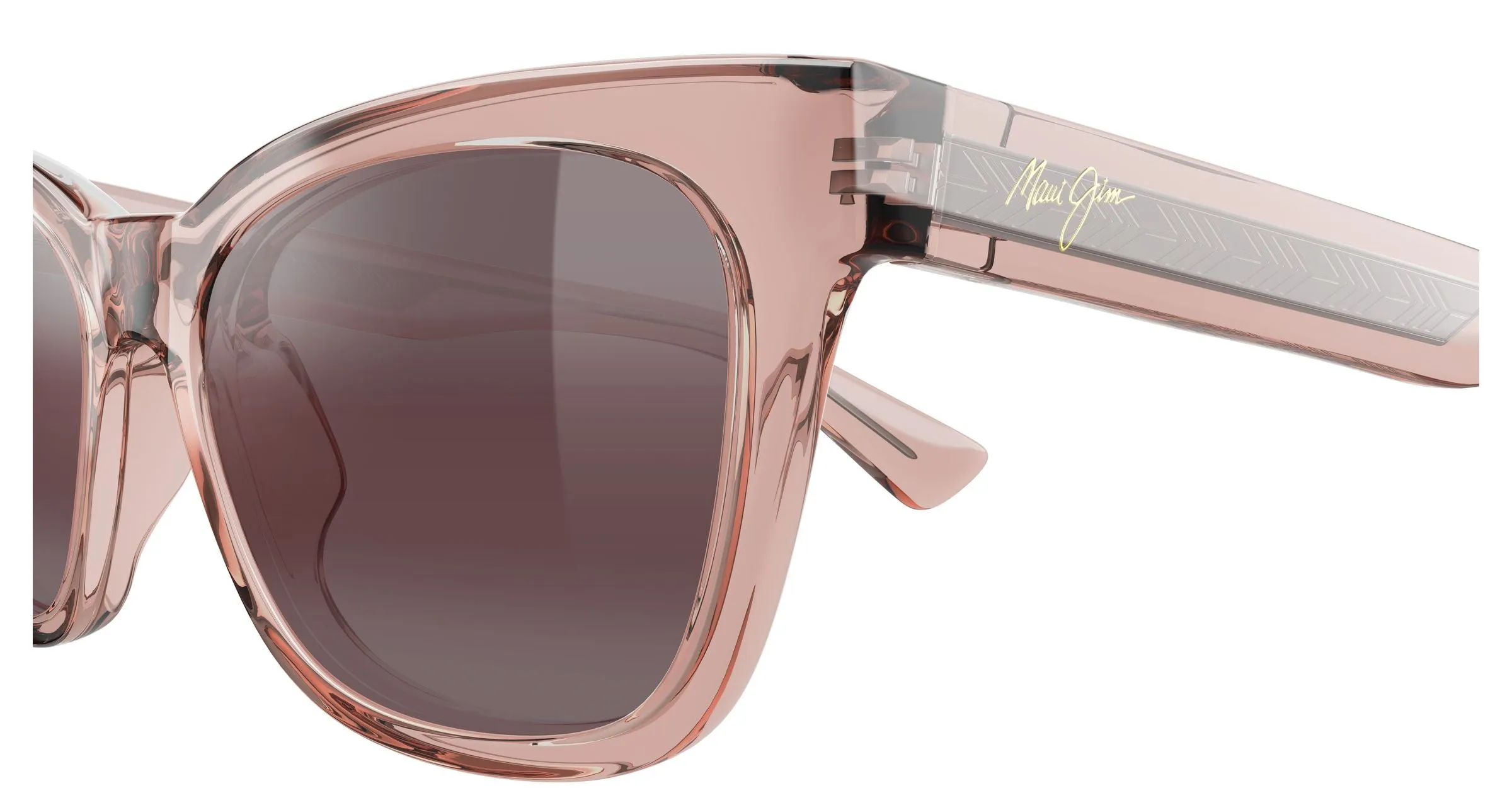 Maui Jim MJ0689S 004 Occhiali da sole Bio-iniettato Rosa Rosa Farfalla - immagine 3