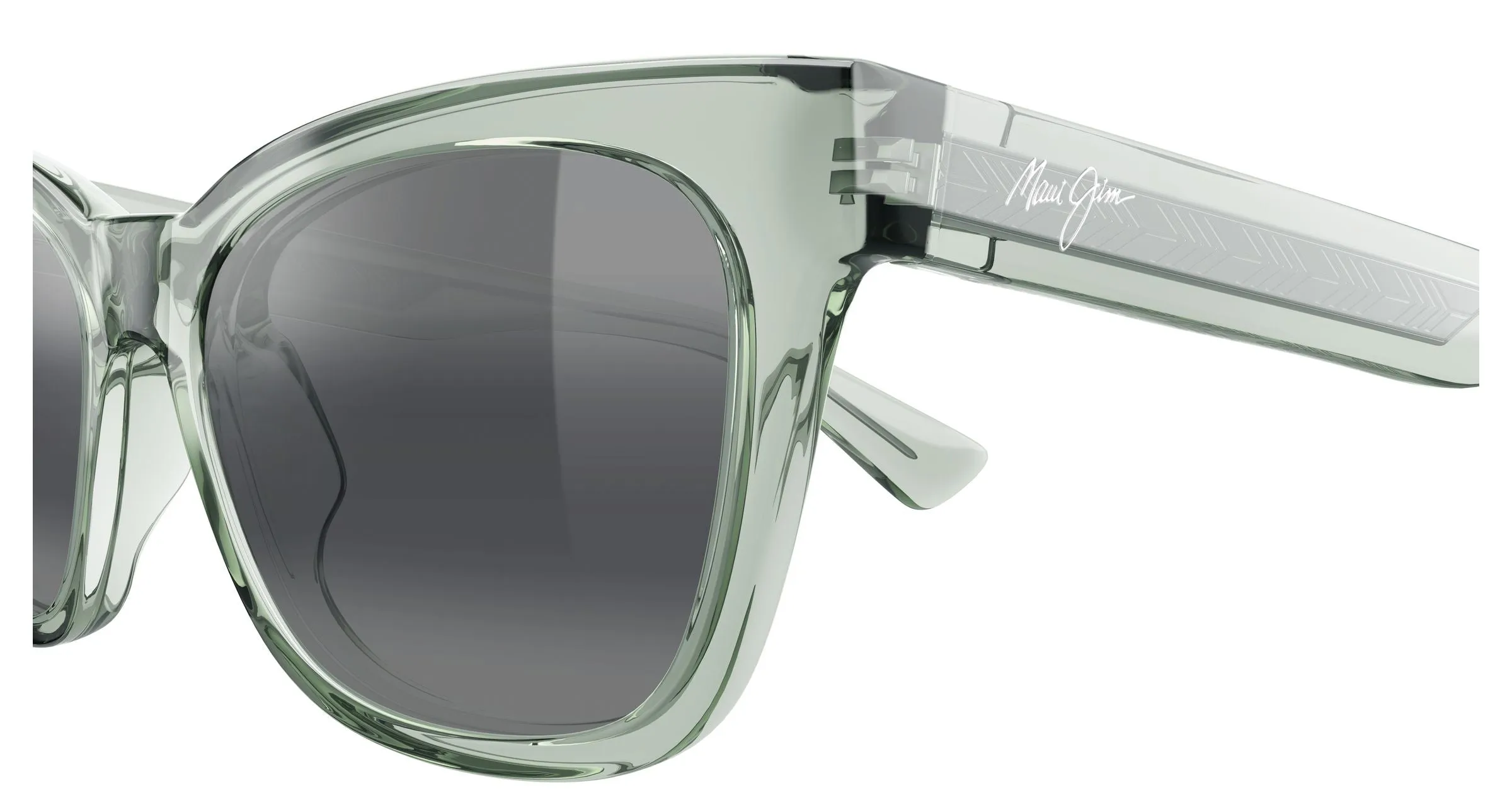 Maui Jim MJ0689S 003 Occhiali da sole Bio-iniettato Verde Grigio Farfalla - immagine 3