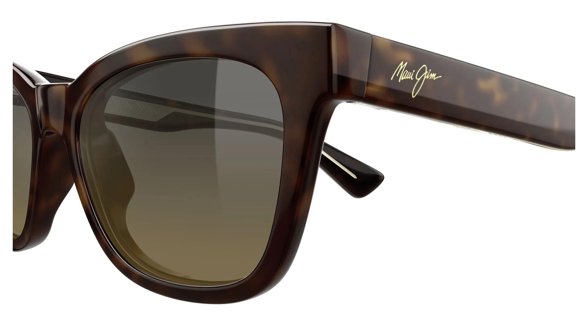 Maui Jim MJ0689S 002 Occhiali da sole Bio-iniettato Havana Bronzo Farfalla - immagine 3