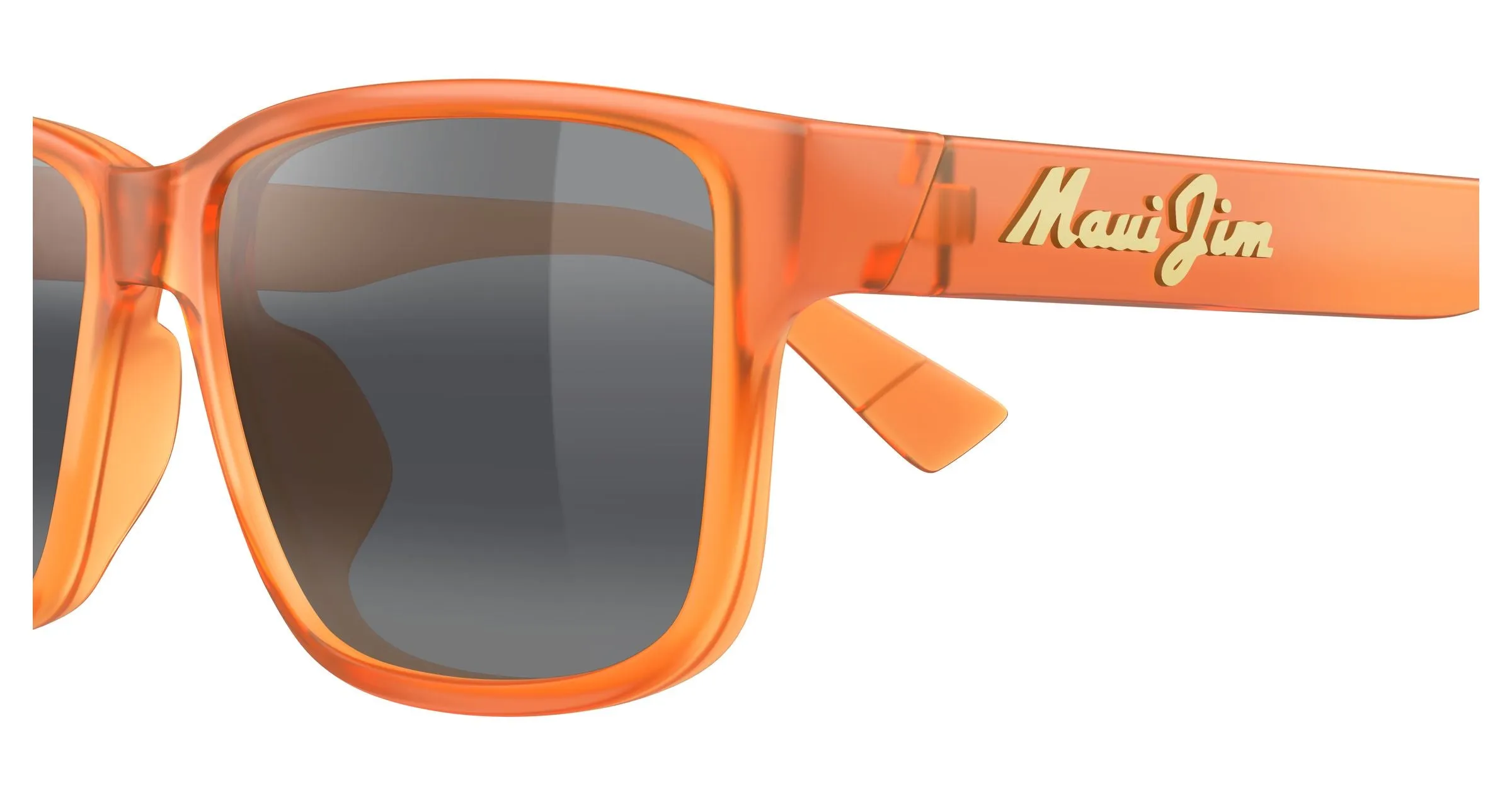 Maui Jim MJ0688SA 004 Occhiali da sole Bio-iniettato Arancione Grigio Squadrata - immagine 3