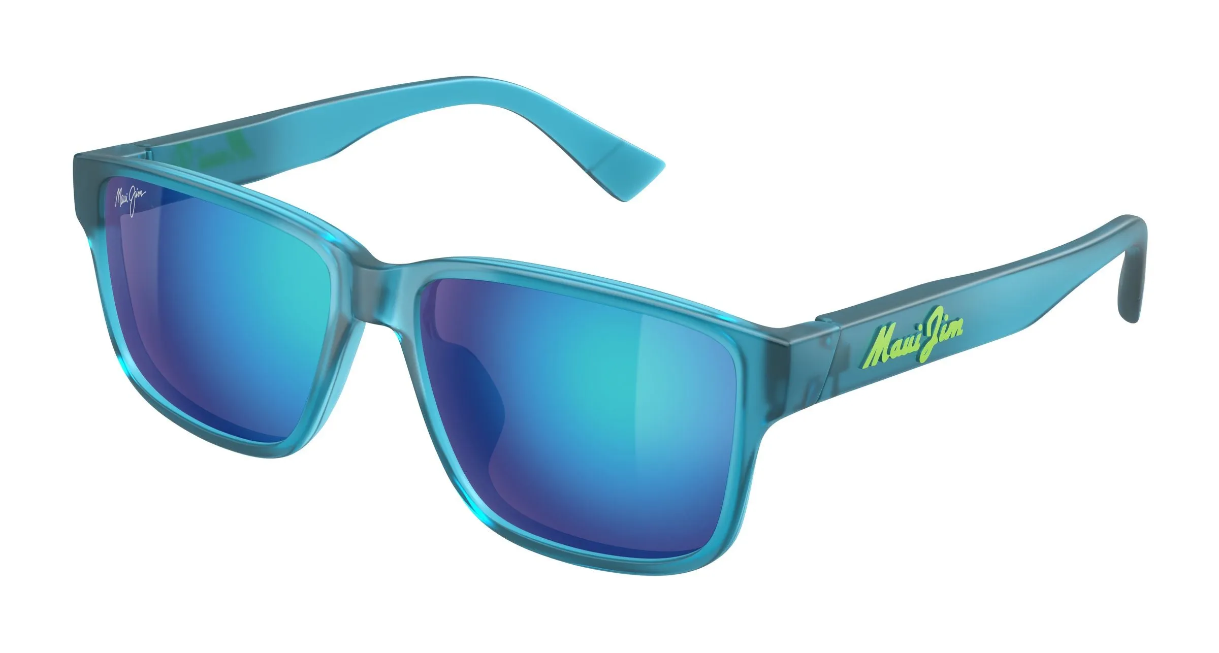 Maui Jim MJ0688SA 003 Occhiali da sole Bio-iniettato Blu Blu Squadrata - immagine 1