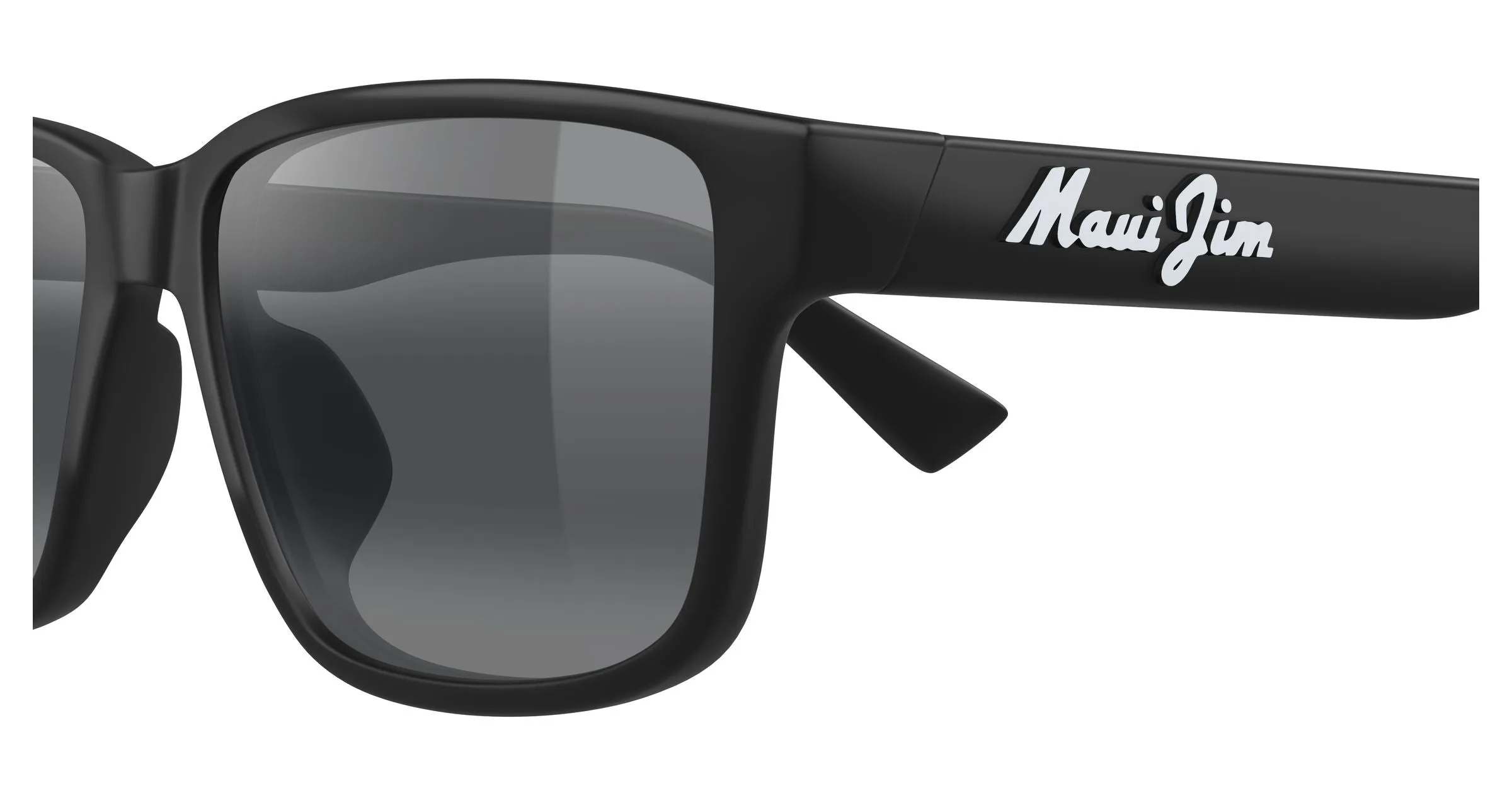 Maui Jim MJ0688SA 001 Occhiali da sole Bio-iniettato Nero Grigio Squadrata - immagine 3