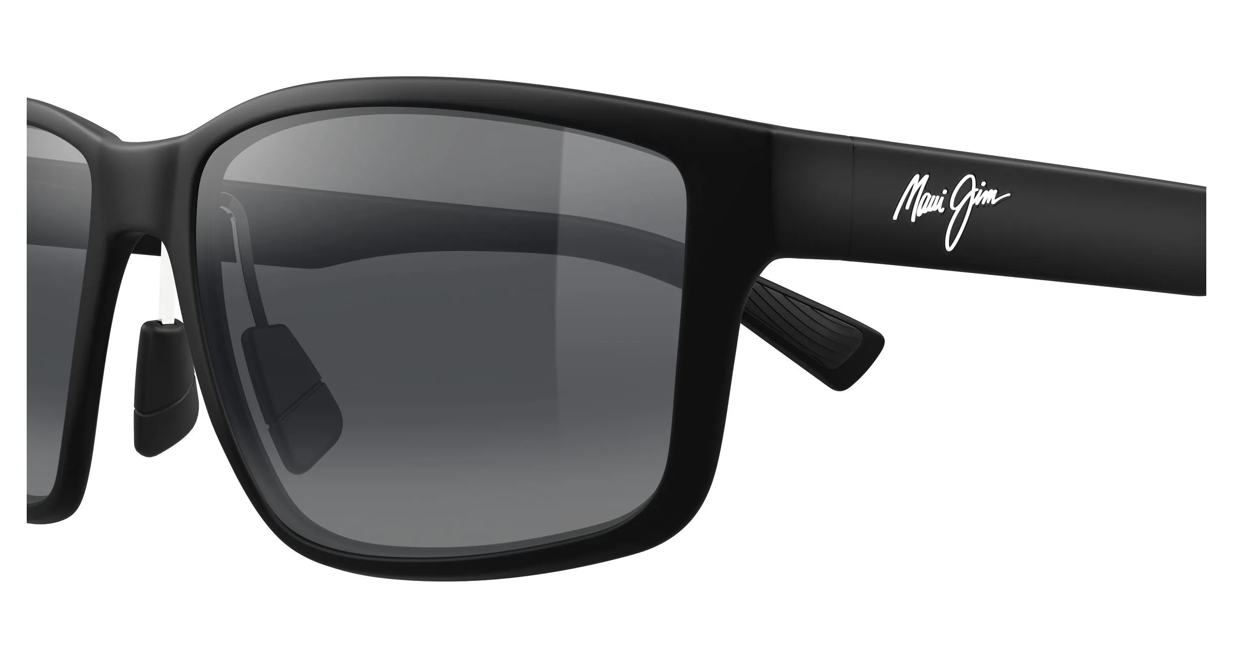 Maui Jim MJ0686SA 001 Occhiali da sole Bio-iniettato Nero Grigio Squadrata - immagine 3
