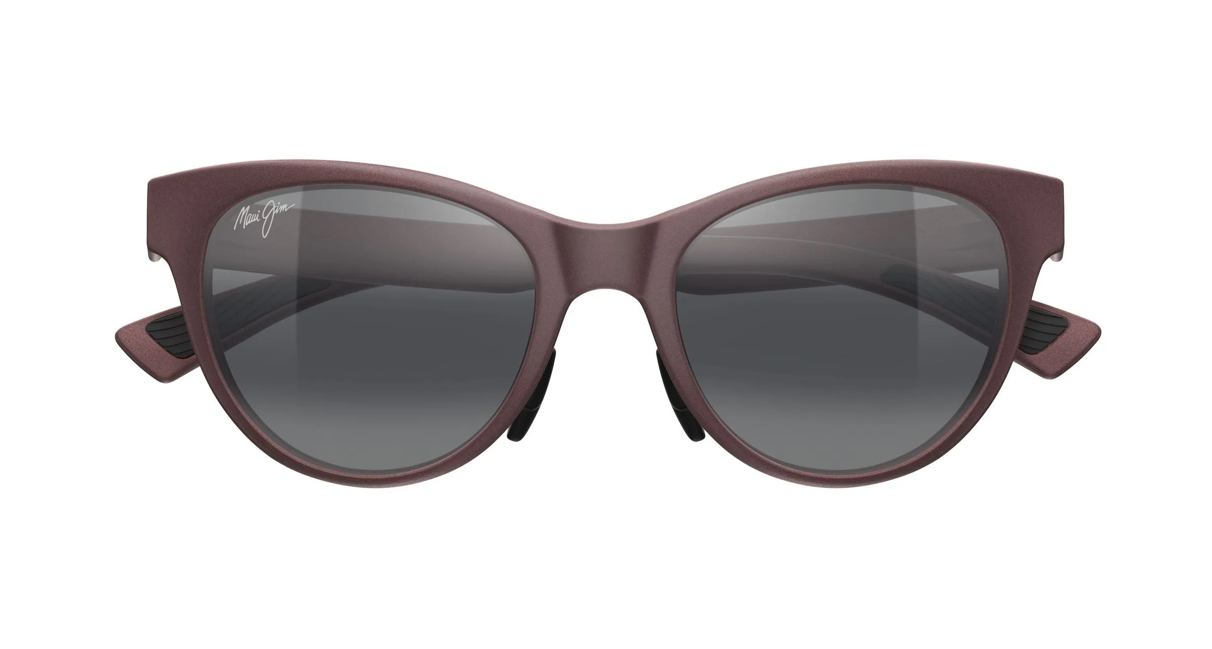 Maui Jim MJ0685S 003 Occhiali da sole Bio-iniettato Rosa Grigio Cat Eye - immagine 2