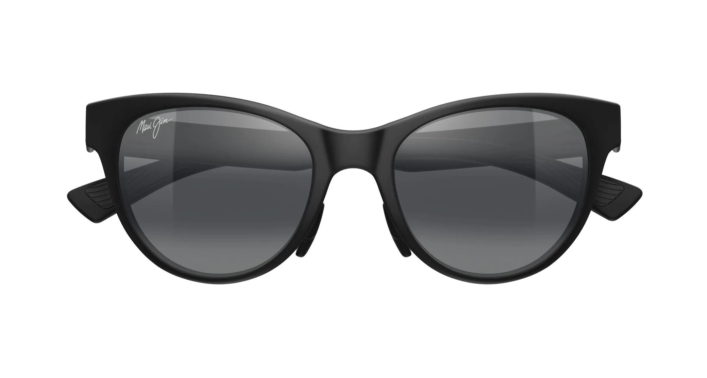 Maui Jim MJ0685S 001 Occhiali da sole Bio-iniettato Nero Grigio Cat Eye - immagine 2