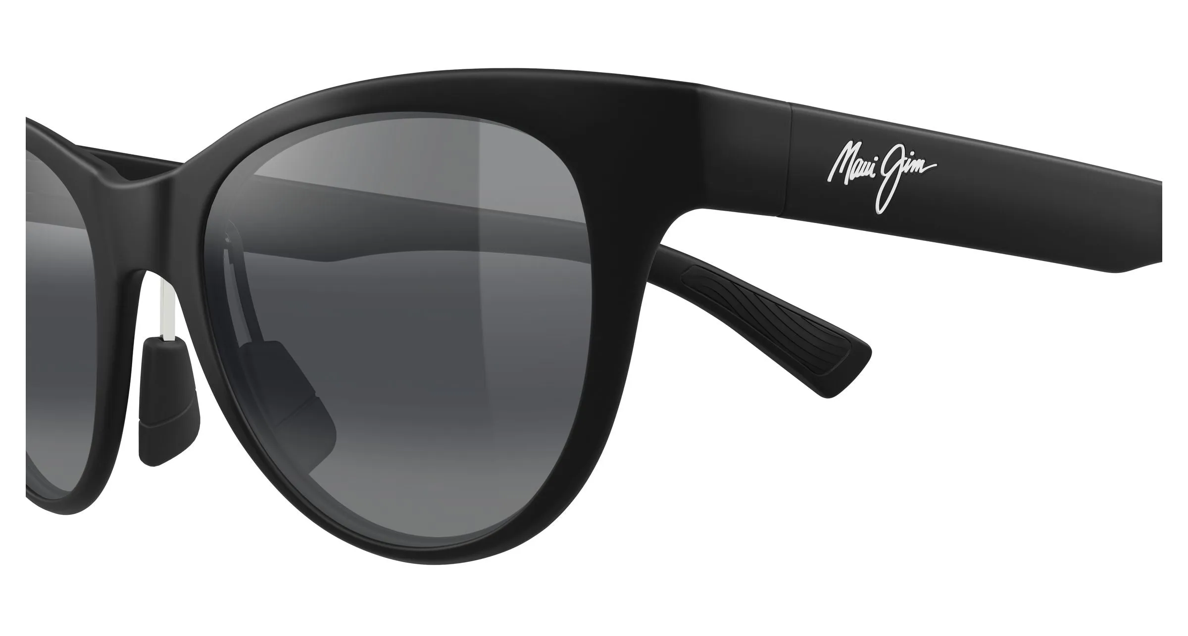 Maui Jim MJ0685S 001 Occhiali da sole Bio-iniettato Nero Grigio Cat Eye - immagine 3