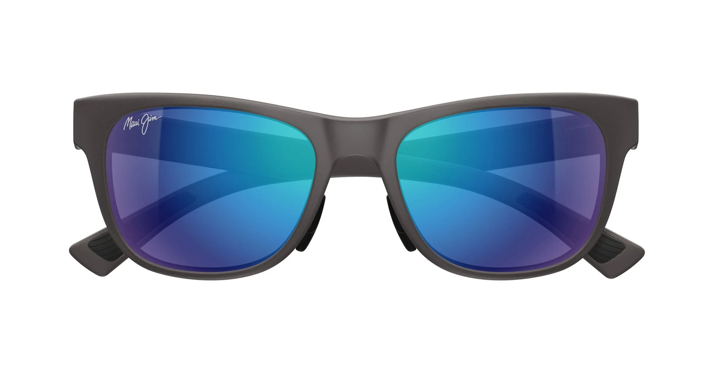 Maui Jim MJ0684S 004 Occhiali da sole Bio-iniettato Grigio Blu Squadrata - immagine 2