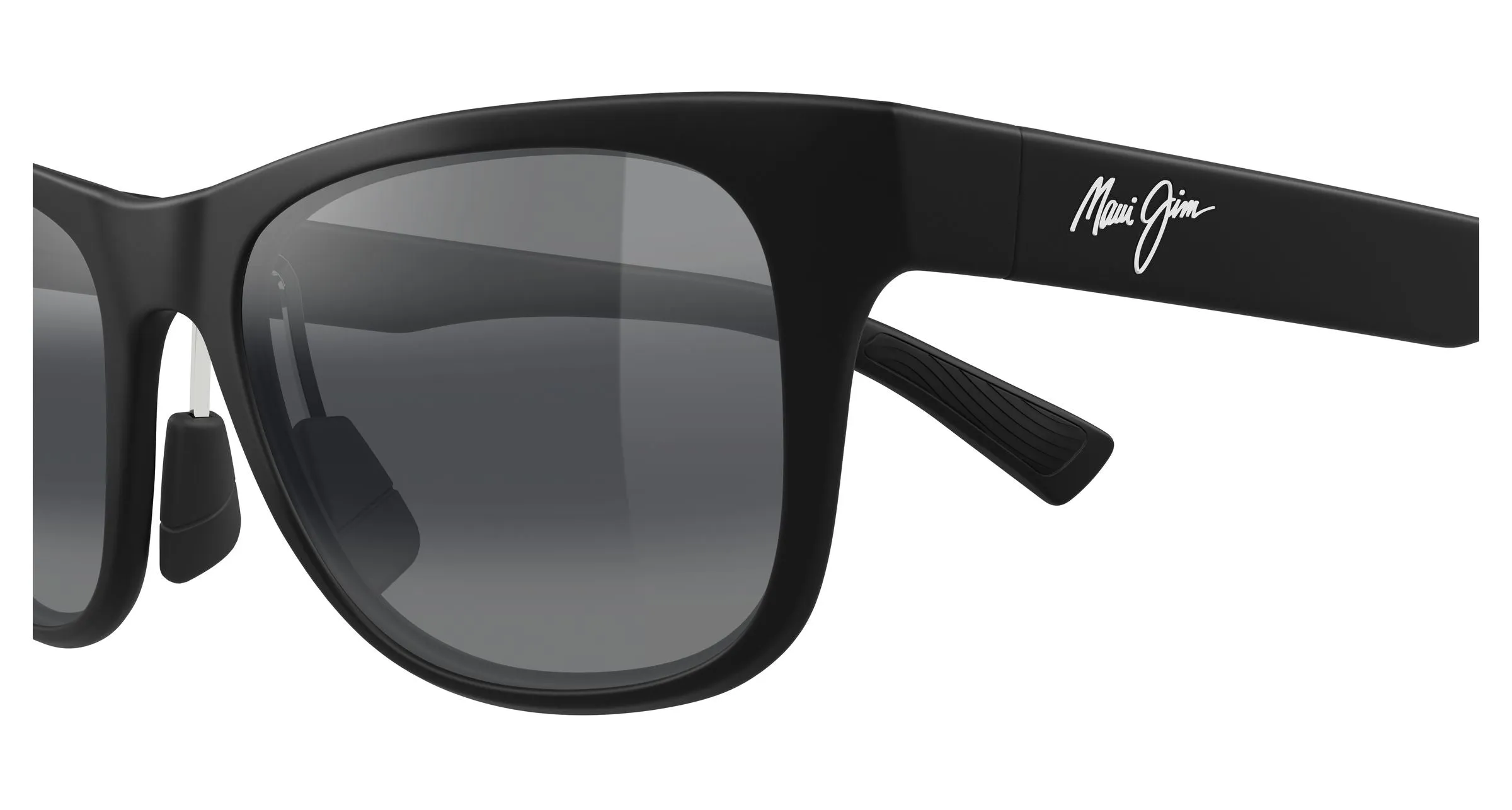 Maui Jim MJ0684S 001 Occhiali da sole Bio-iniettato Nero Grigio Squadrata - immagine 3