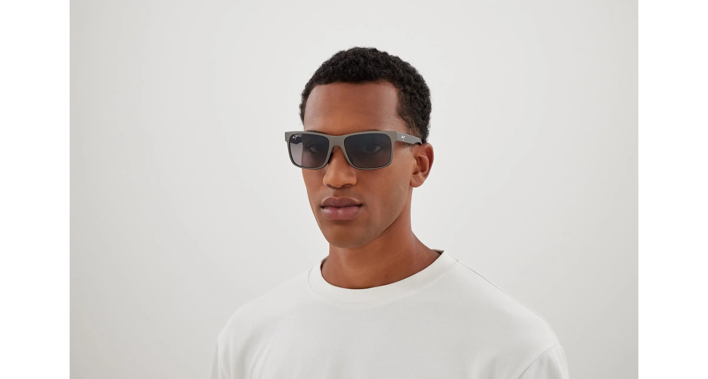 Maui Jim MJ0683S 004 Occhiali da sole Bio-iniettato Grigio Grigio Squadrata - immagine 4