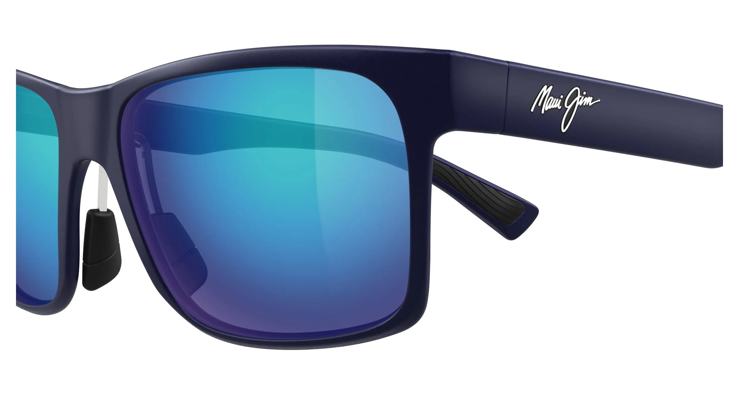 Maui Jim MJ0683S 003 Occhiali da sole Bio-iniettato Blu Blu Squadrata - immagine 3