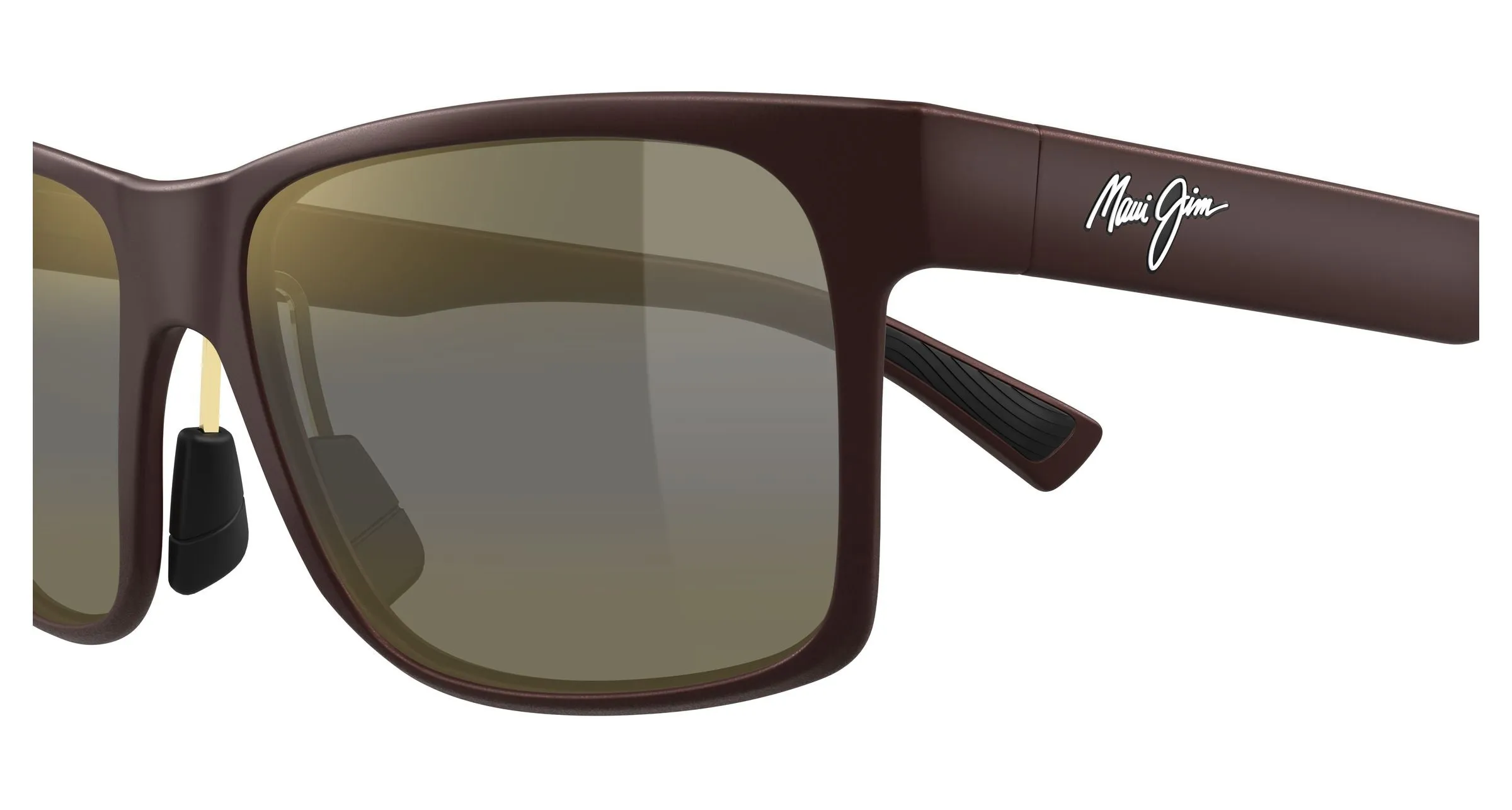 Maui Jim MJ0683S 002 Occhiali da sole Bio-iniettato Marrone Bronzo Squadrata - immagine 3