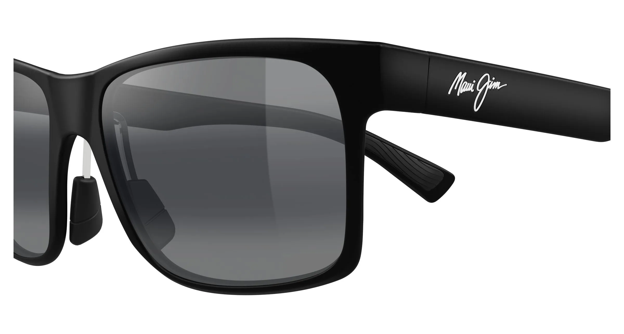 Maui Jim MJ0683S 001 Occhiali da sole Bio-iniettato Nero Grigio Squadrata - immagine 3