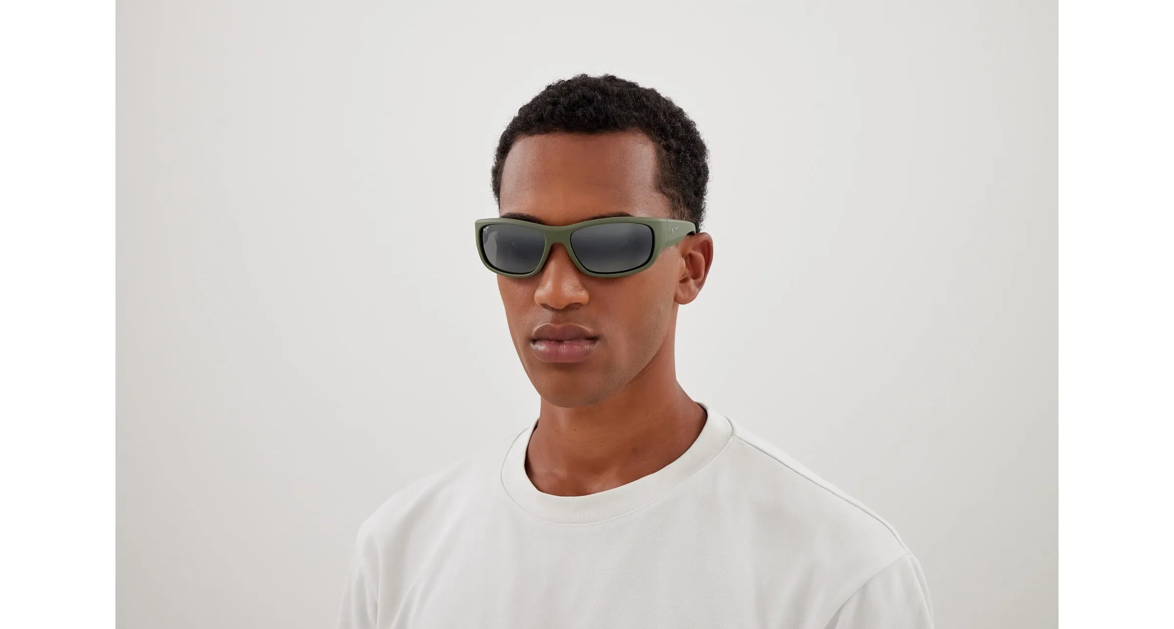 Maui Jim MJ0682S 004 Occhiali da sole Bio-iniettato Verde Grigio Squadrata - immagine 4