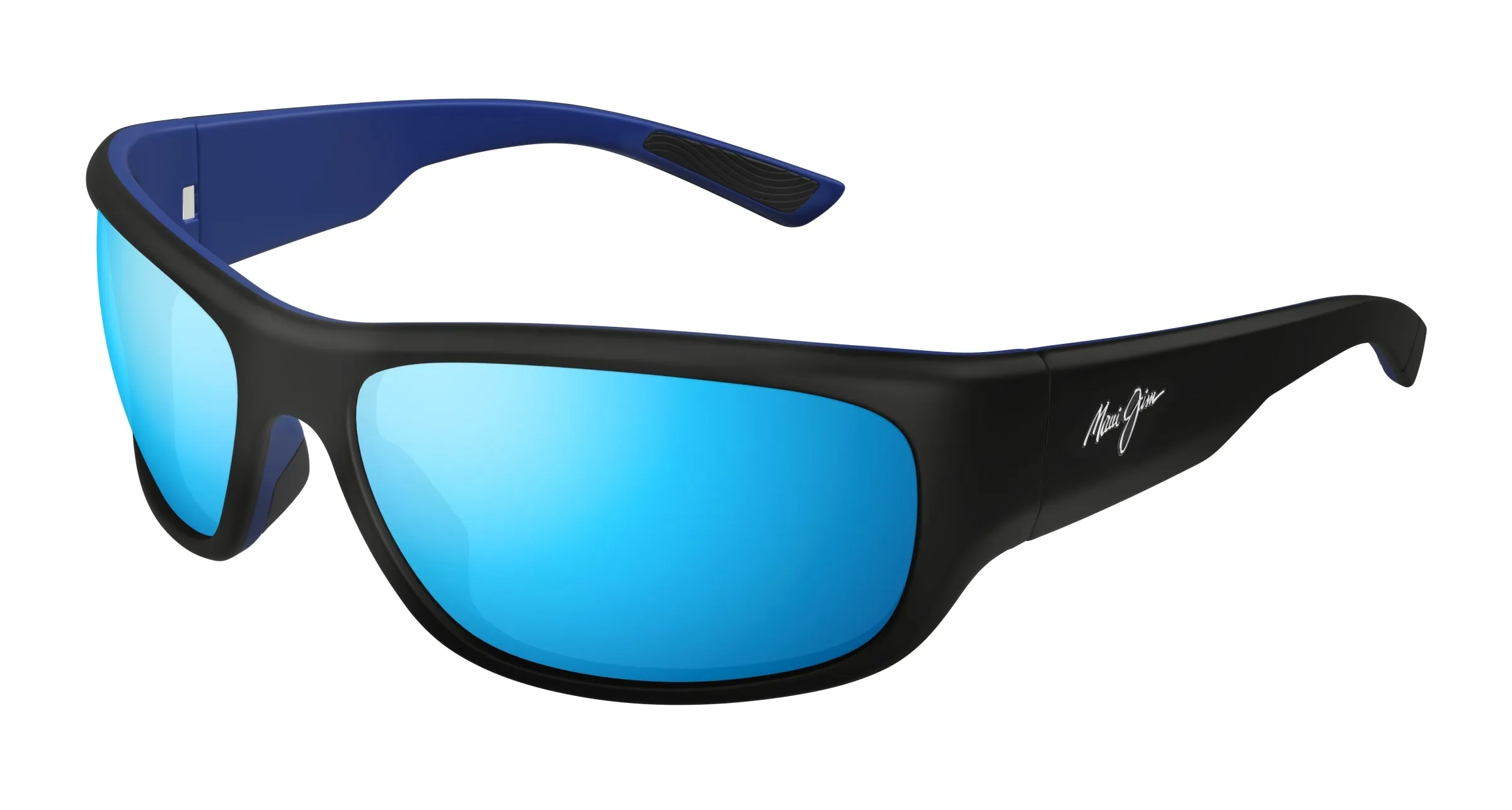 Maui Jim MJ0682S 003 Occhiali da sole Bio-iniettato Nero Blu Squadrata - immagine 1