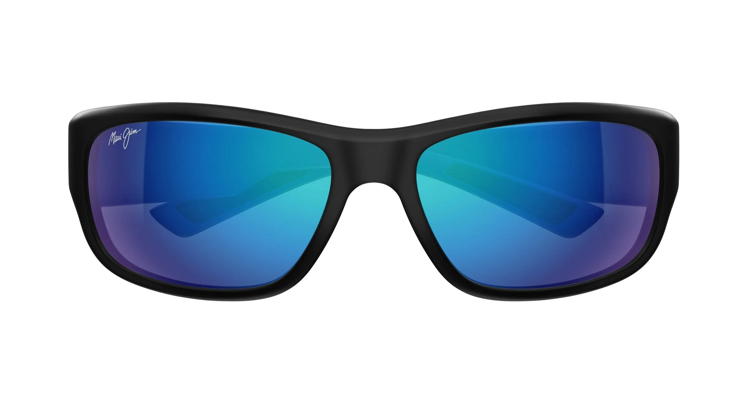 Maui Jim MJ0682S 003 Occhiali da sole Bio-iniettato Nero Blu Squadrata - immagine 2