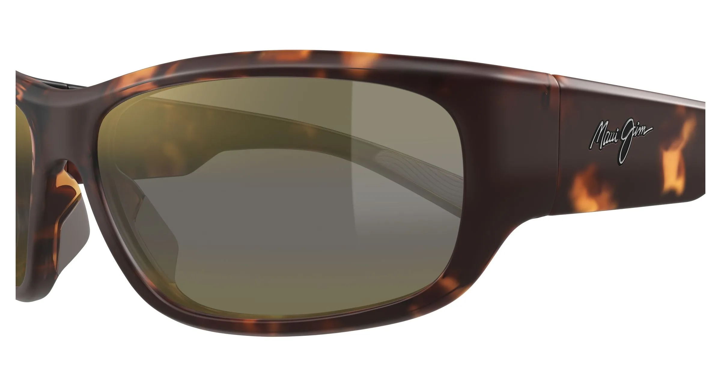 Maui Jim MJ0682S 002 Occhiali da sole Bio-iniettato Havana Bronzo Squadrata - immagine 3