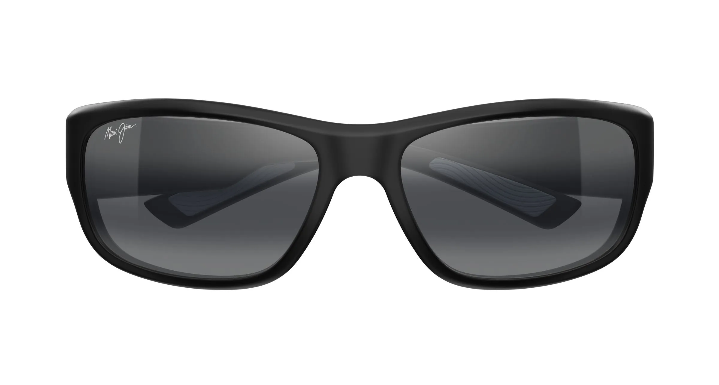 Maui Jim MJ0682S 001 Occhiali da sole Bio-iniettato Nero Grigio Squadrata - immagine 2