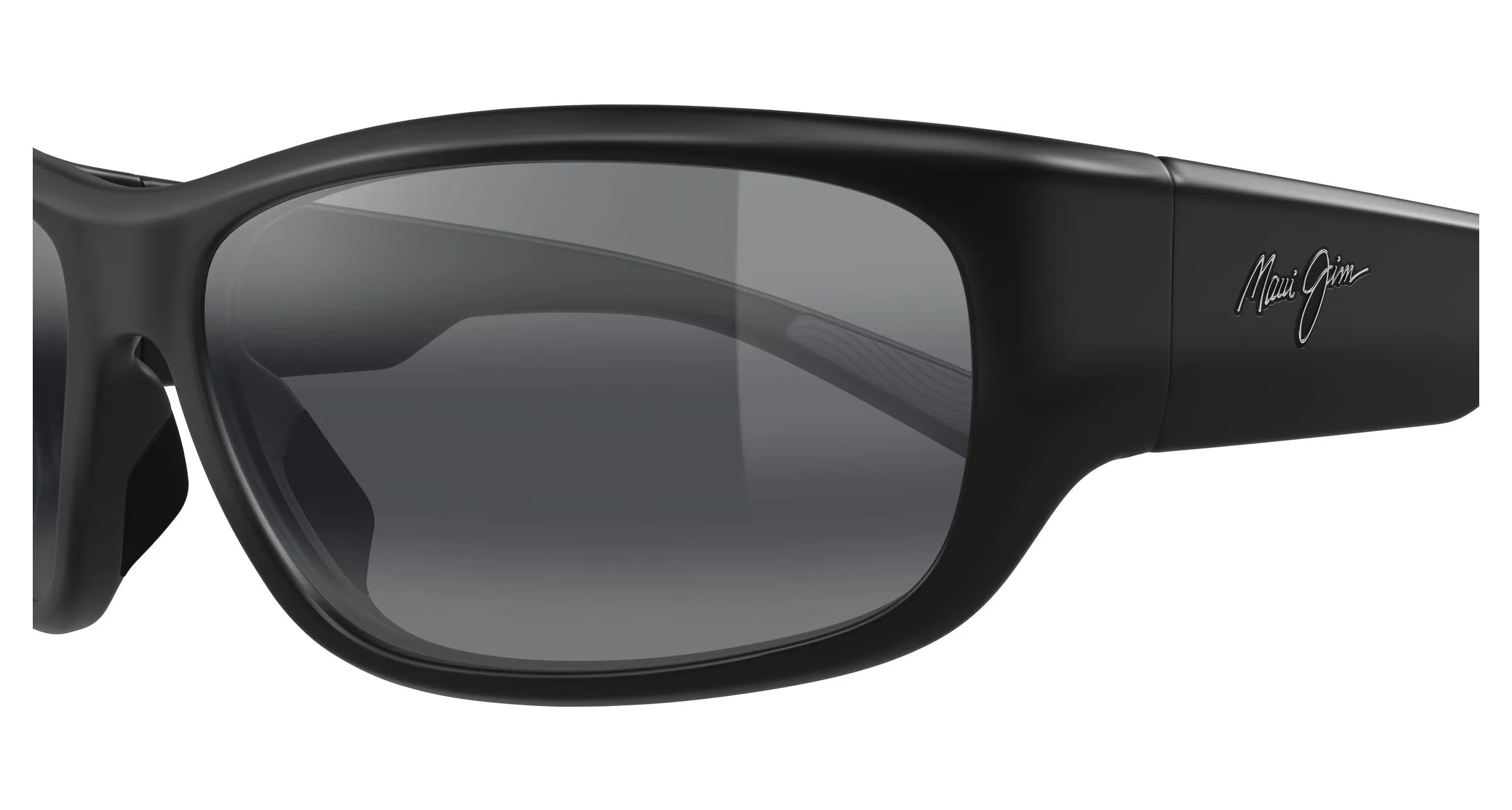 Maui Jim MJ0682S 001 Occhiali da sole Bio-iniettato Nero Grigio Squadrata - immagine 3