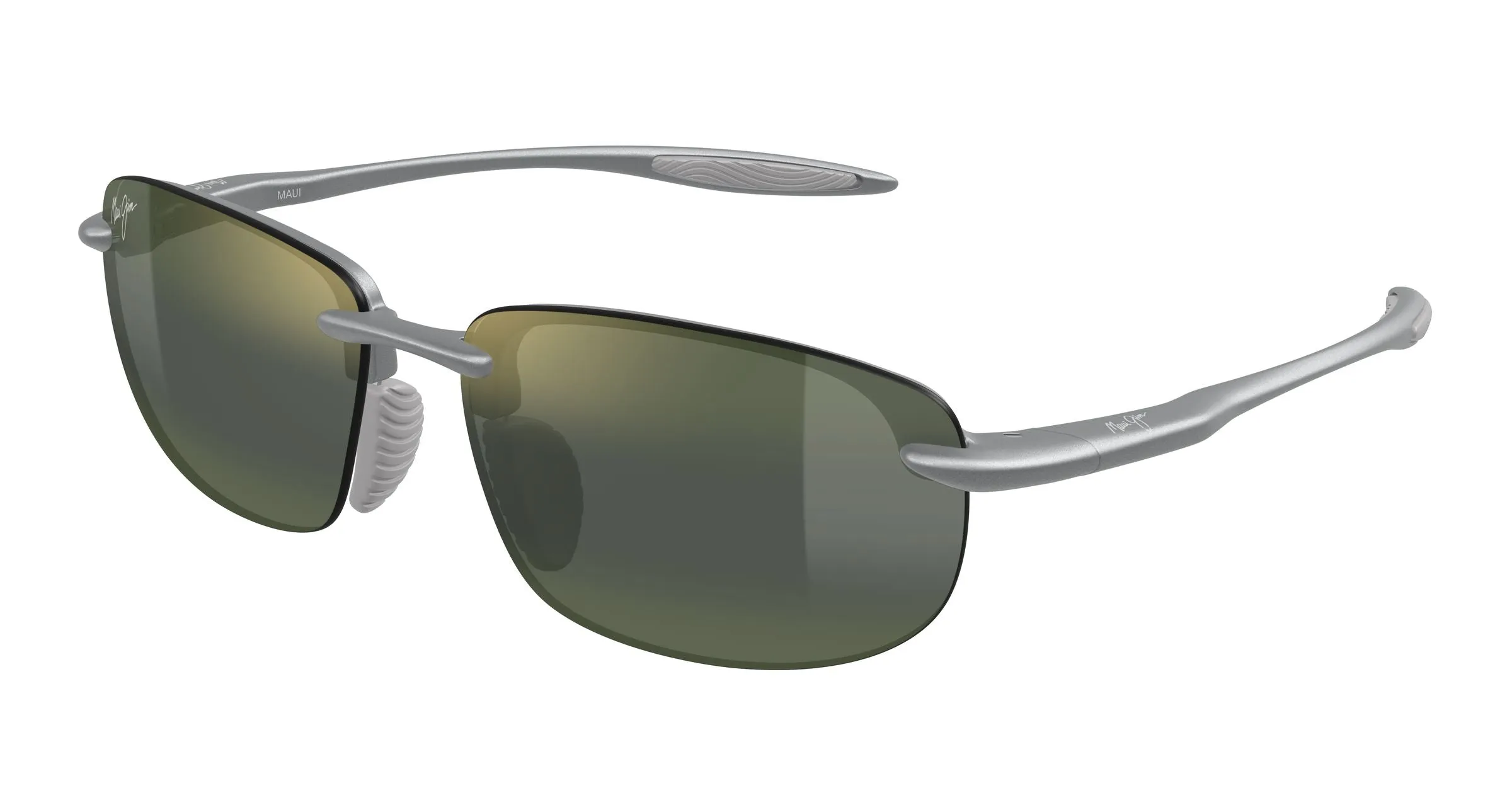Maui Jim MJ0677SA 019 Occhiali da sole Bio-iniettato Grigio Verde Squadrata - immagine 1