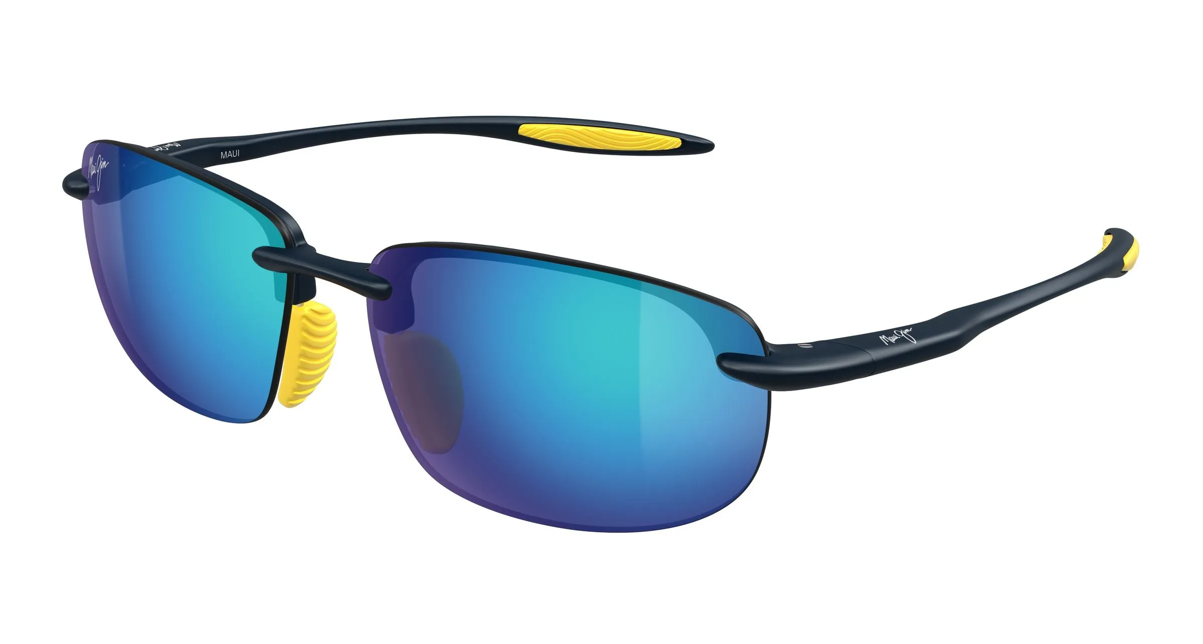 Maui Jim MJ0677SA 006 Occhiali da sole Bio-iniettato Blu Blu Squadrata - immagine 1