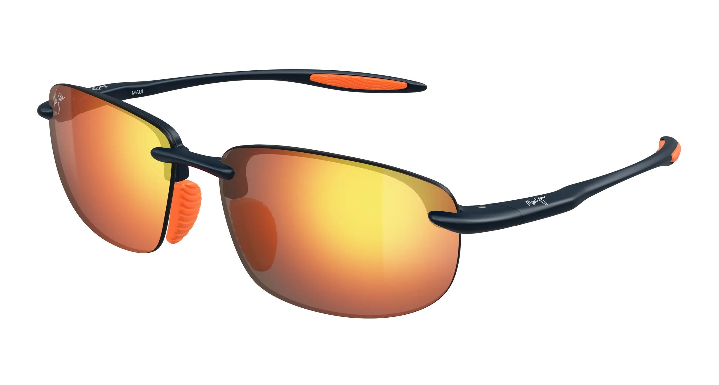 Maui Jim MJ0677SA 005 Occhiali da sole Bio-iniettato Blu Rosso Squadrata - immagine 1