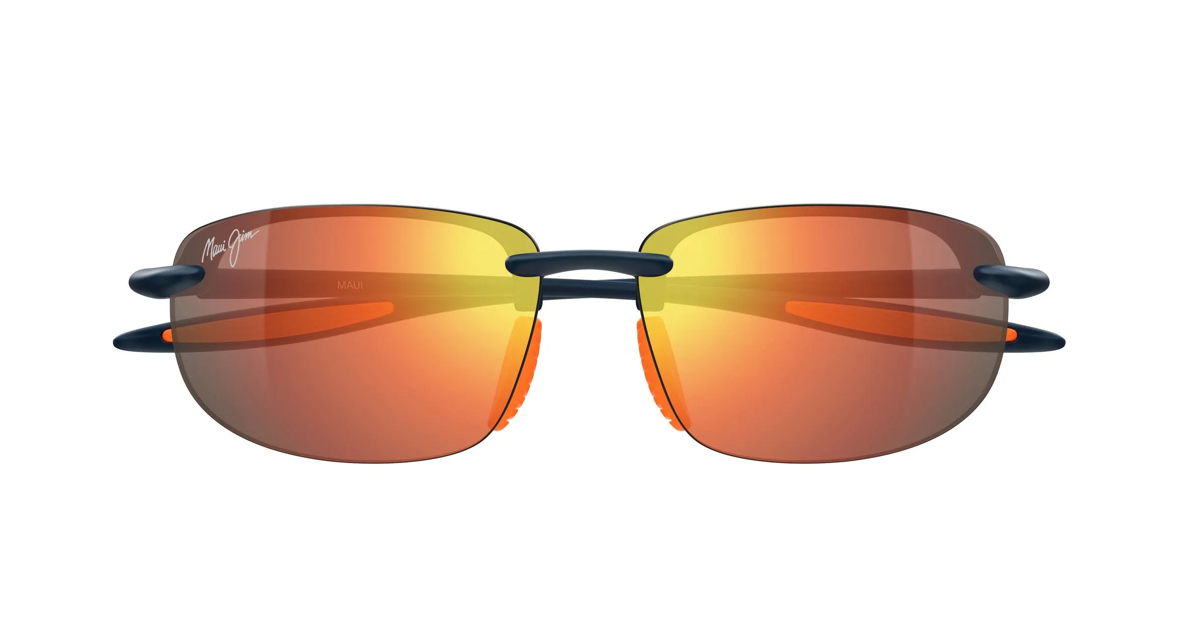 Maui Jim MJ0677SA 005 Occhiali da sole Bio-iniettato Blu Rosso Squadrata - immagine 2