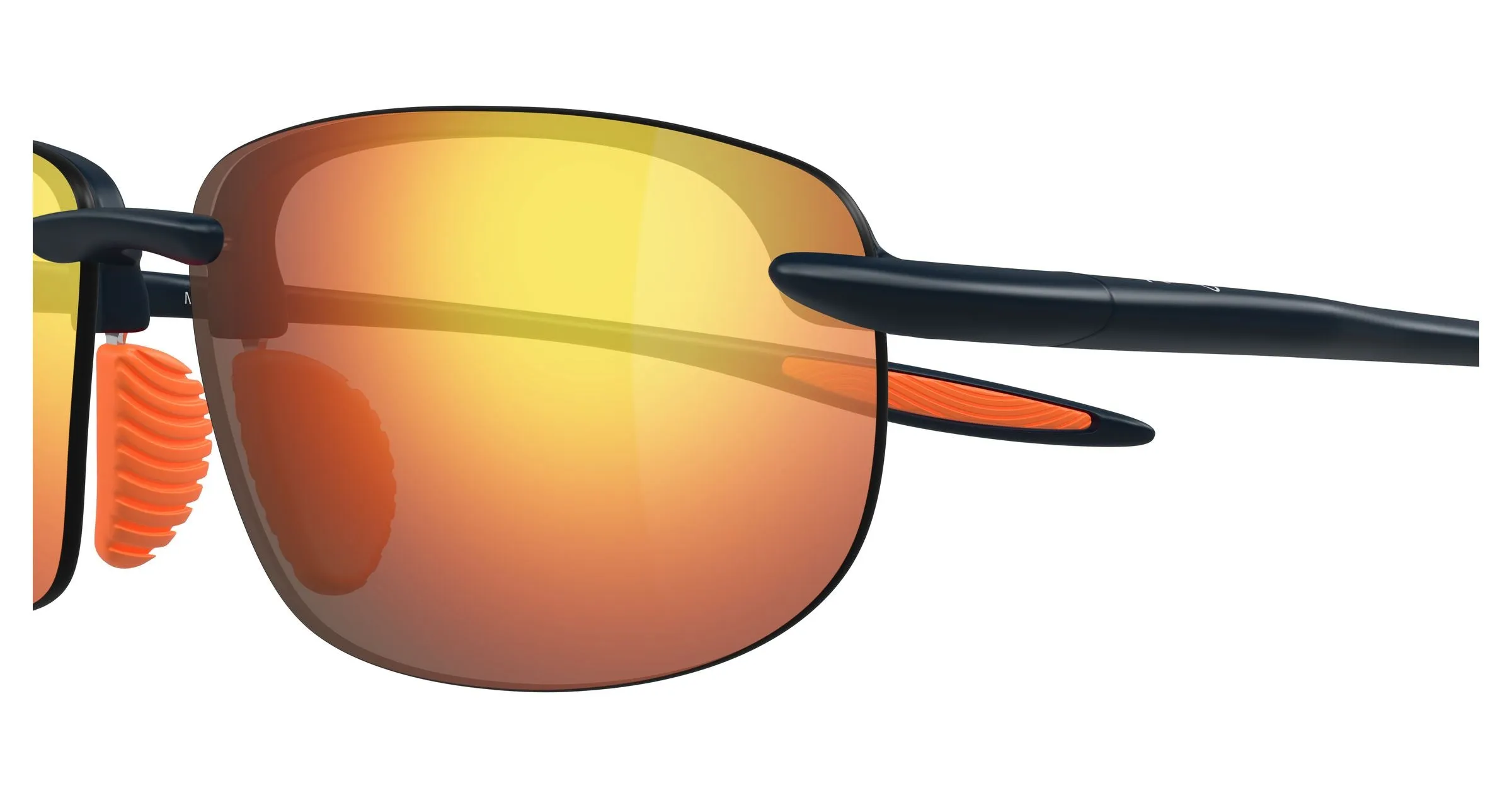 Maui Jim MJ0677SA 005 Occhiali da sole Bio-iniettato Blu Rosso Squadrata - immagine 3