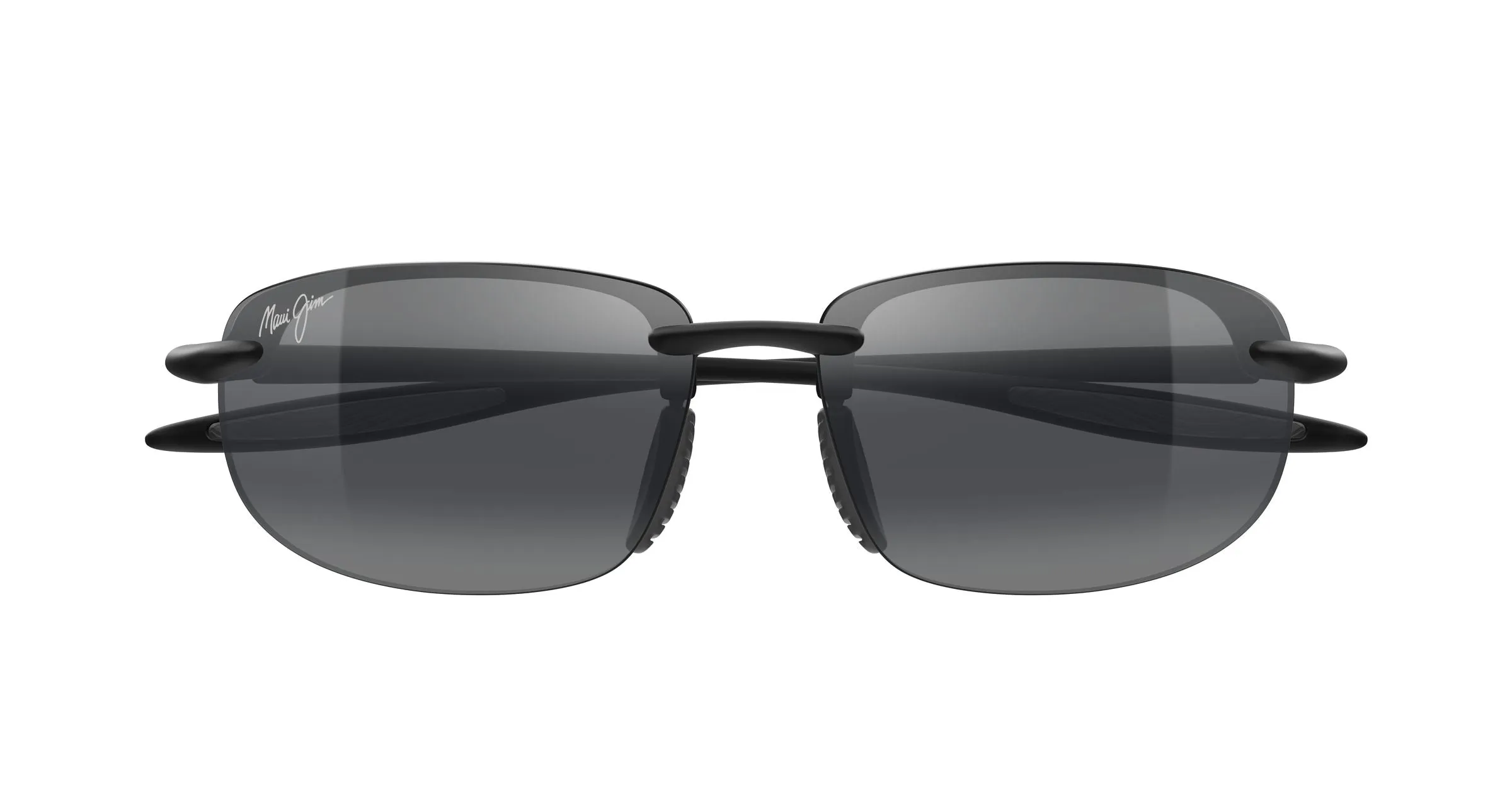 Maui Jim MJ0677SA 001 Occhiali da sole Iniettato Nero Grigio Squadrata - immagine 2