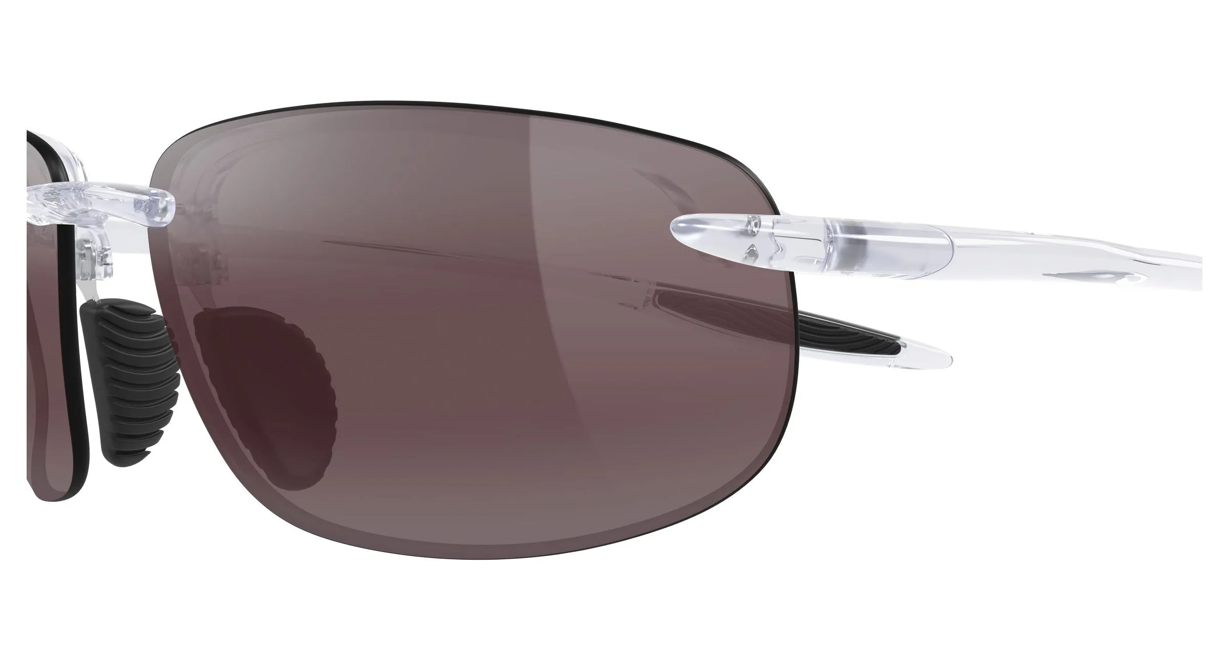 Maui Jim MJ0676S 021 Occhiali da sole Bio-iniettato Cristallo Rosa Squadrata - immagine 3