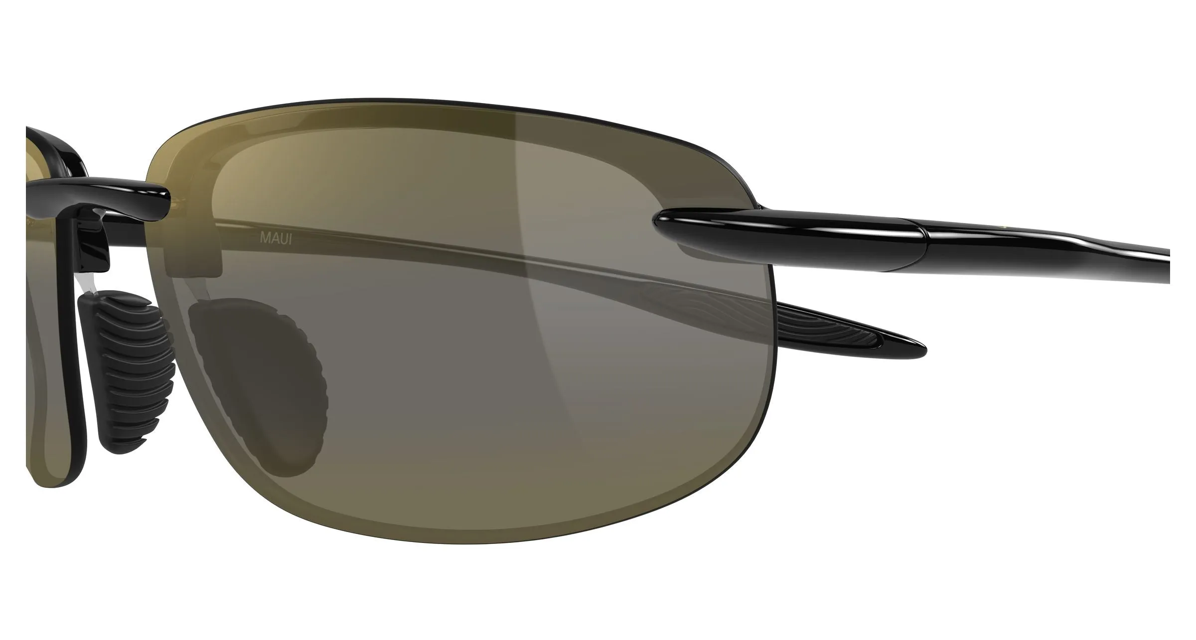 Maui Jim MJ0676S 020 Occhiali da sole Bio-iniettato Nero Bronzo Squadrata - immagine 3