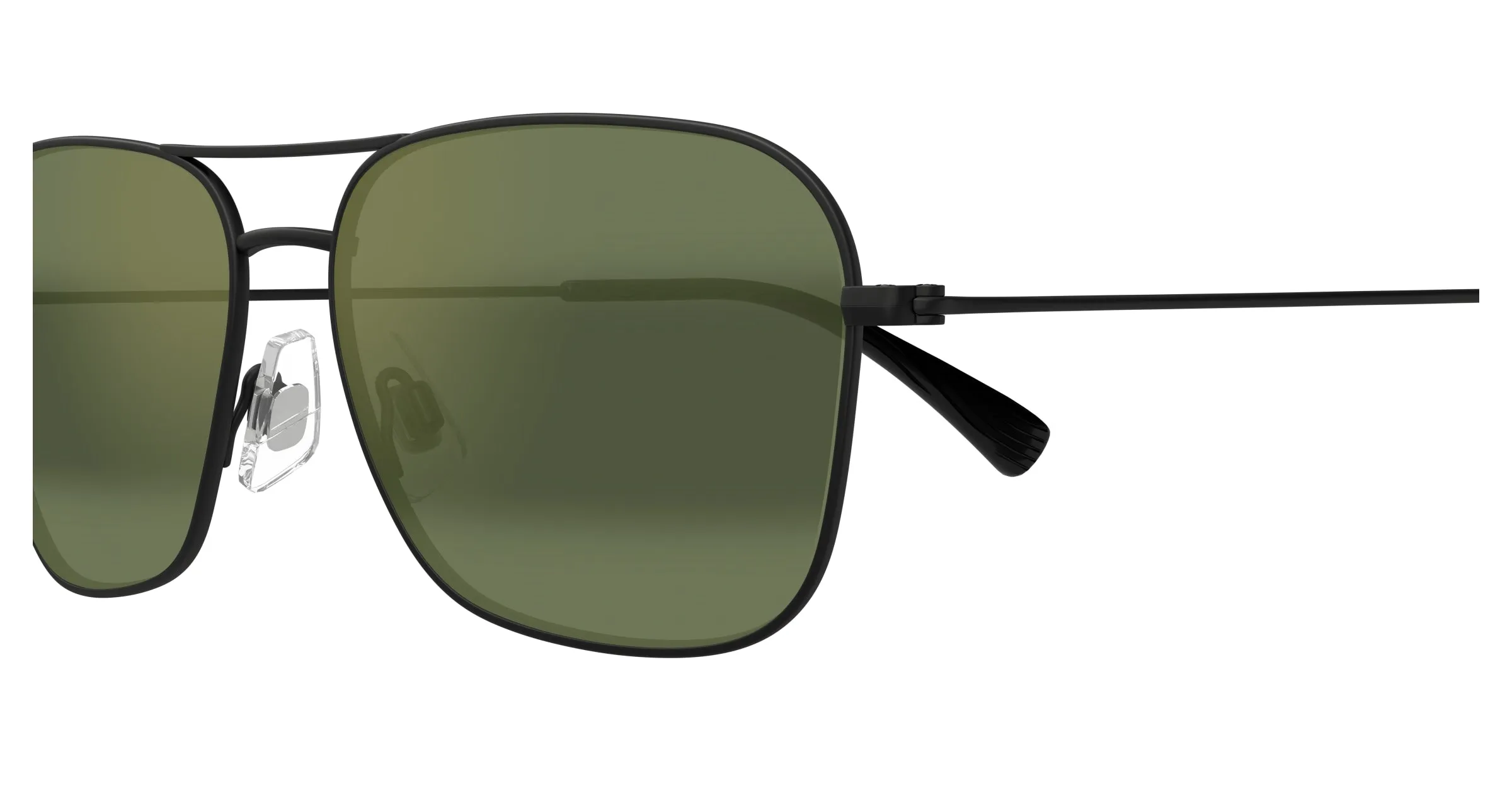 Maui Jim MJ0675S 002 Occhiali da sole Metallo Nero Verde Squadrata - immagine 3