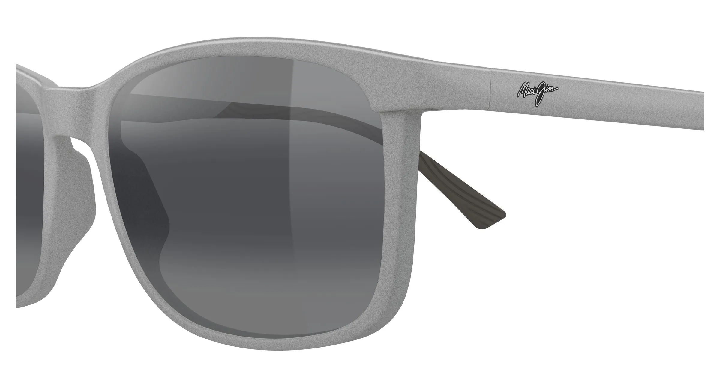 Maui Jim MJ0672S 004 Occhiali da sole Iniettato Grigio Grigio Squadrata - immagine 3